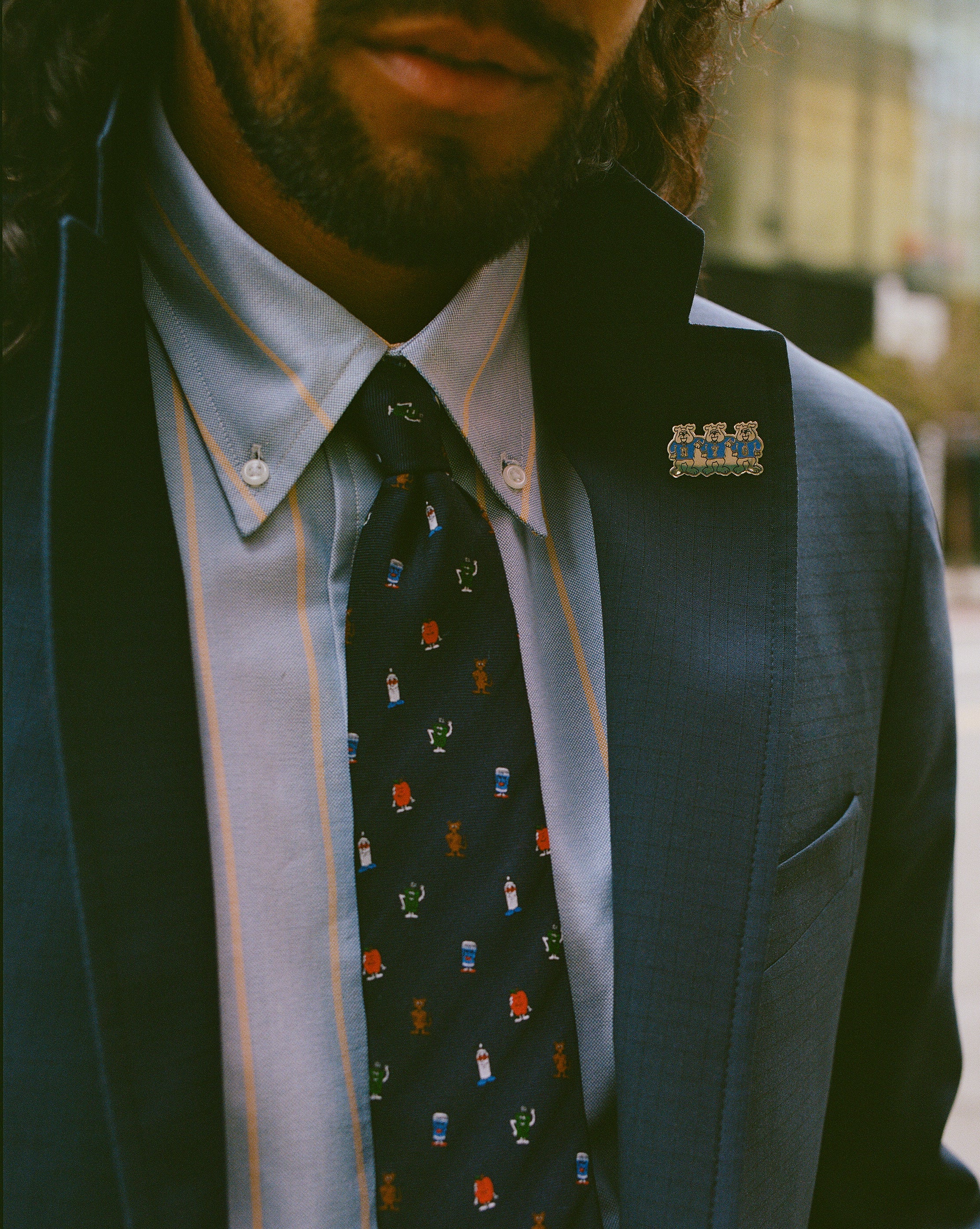 J. Press x Only NY Enamel Bulldog Pin