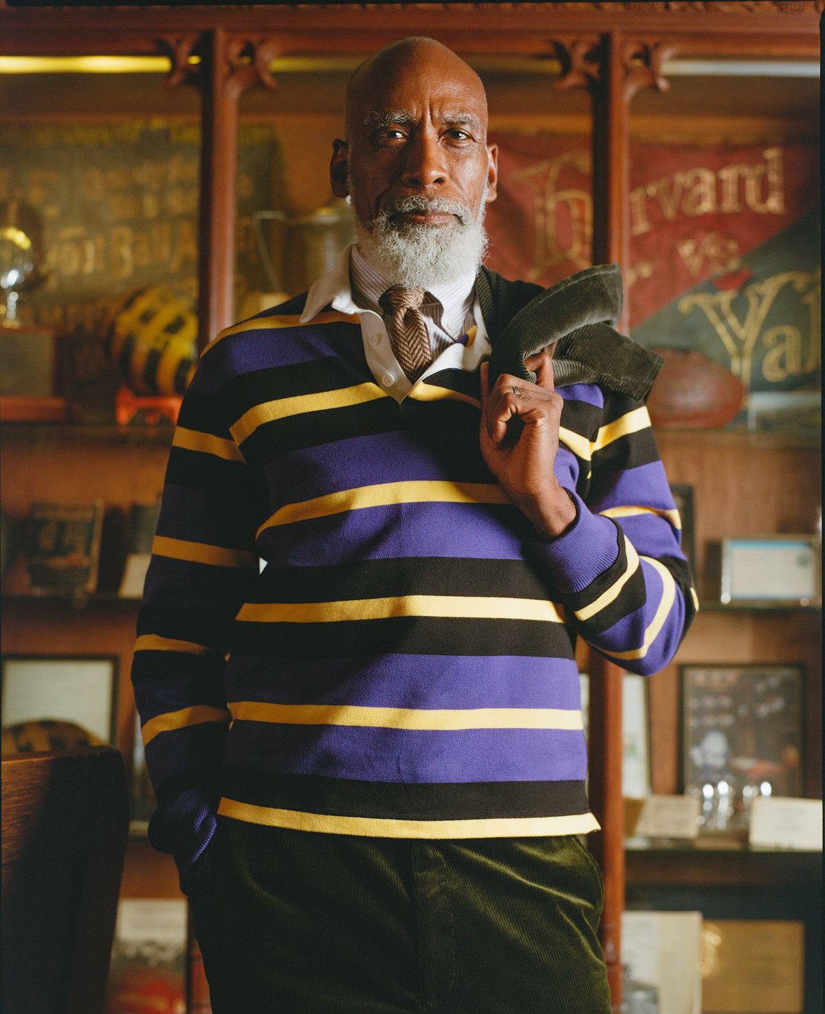 London School of Economics Stripe Cotton Rugby