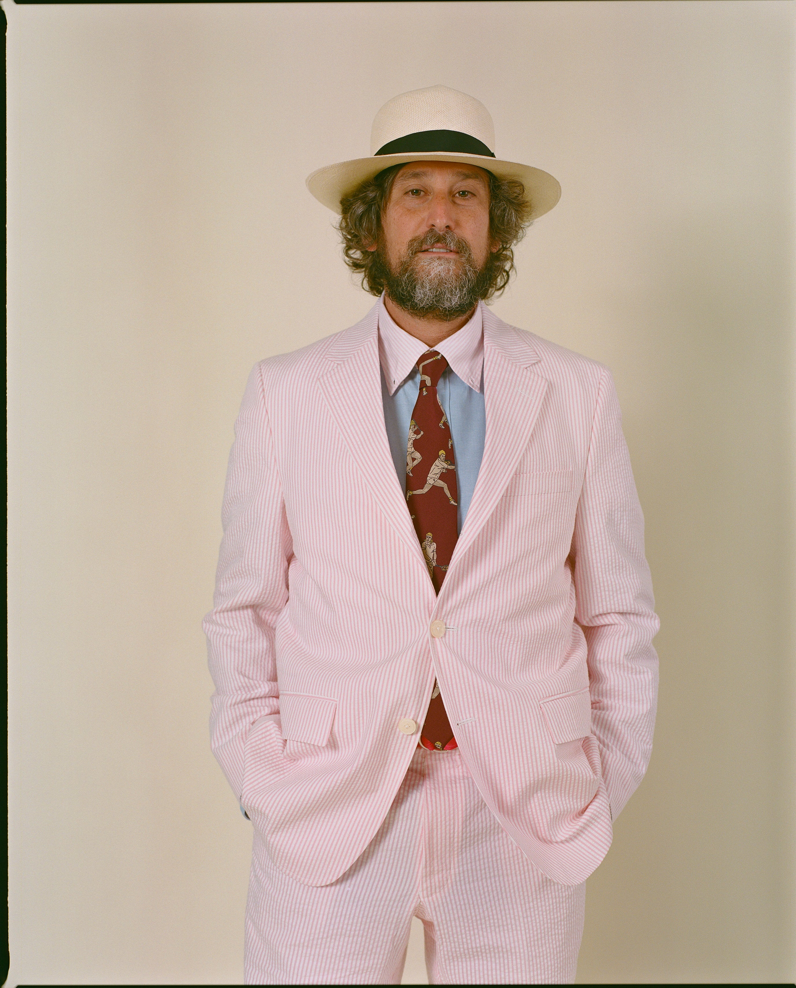 Made-in-Canada Pink Stripe Seersucker Sport Coat