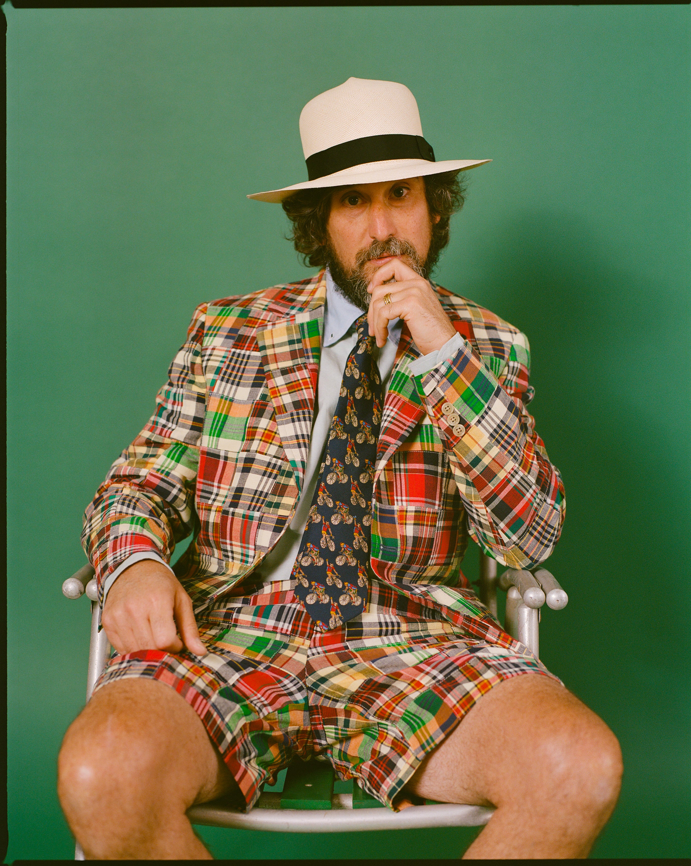 Made-in-USA Patchwork Authentic Madras Shorts