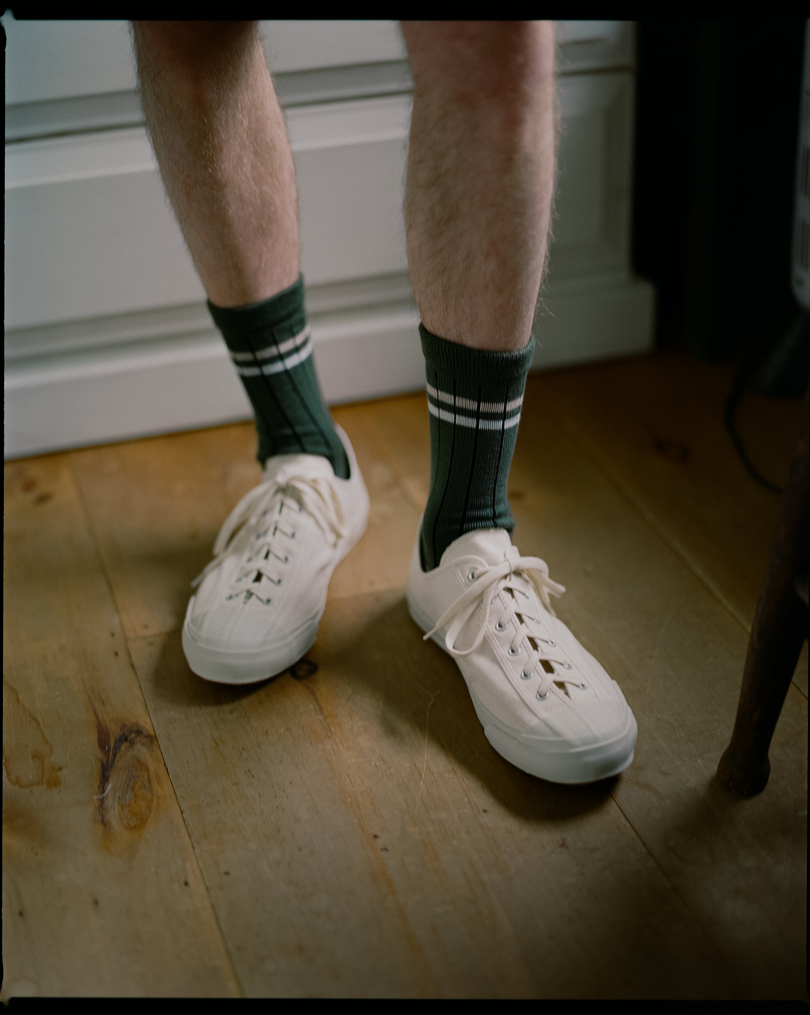 Made-in-Japan White Gym Classic Canvas Sneaker
