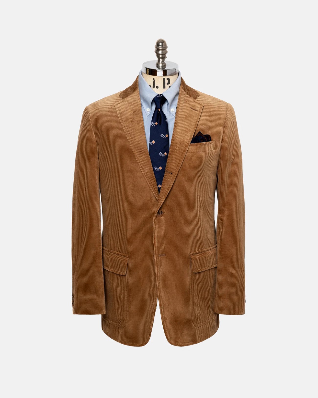 Made-in-USA Tan Duca Visconti Corduroy Sport Coat
