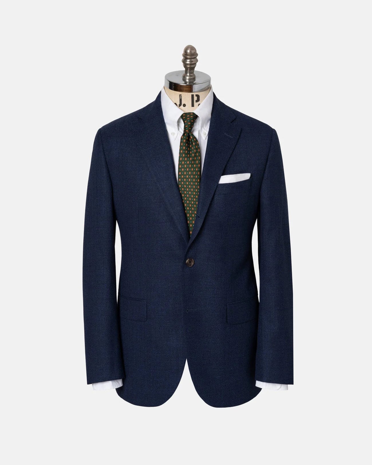 Made-in-Canada Blue Wool Hopsack Sport Coat