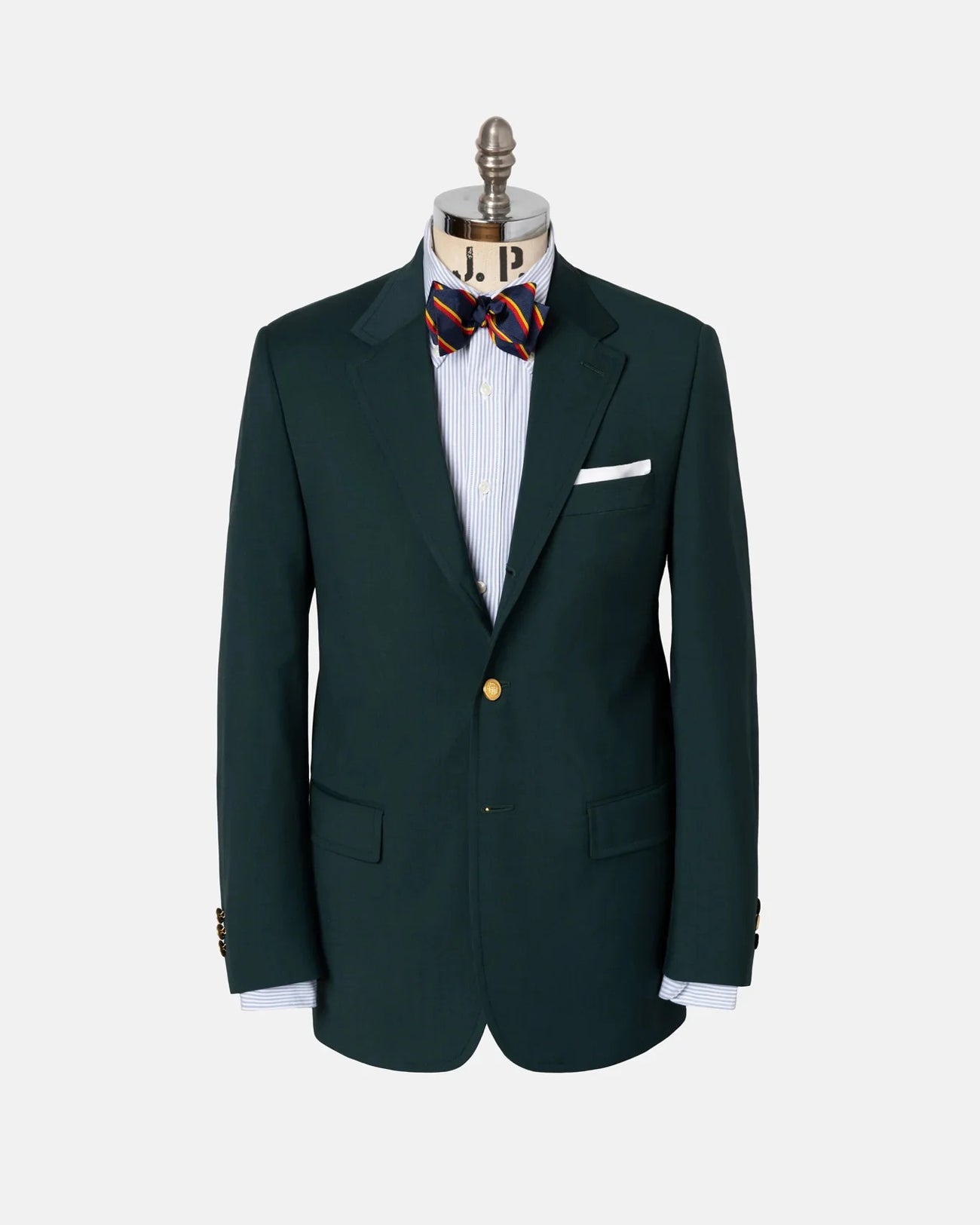 Made-in-Canada Hunter Green Tropical Wool Blazer