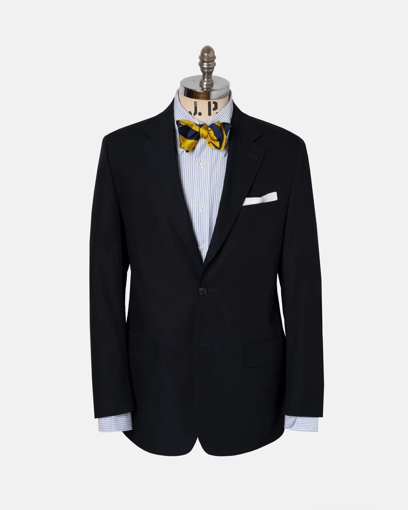 Made-in-Canada Solid Navy Cotton Poplin Suit