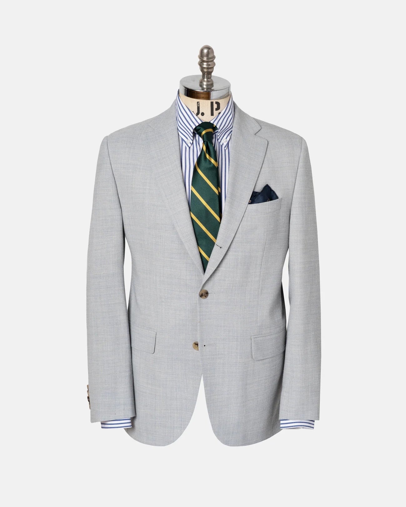 Grey Crash Linen Sport Coat
