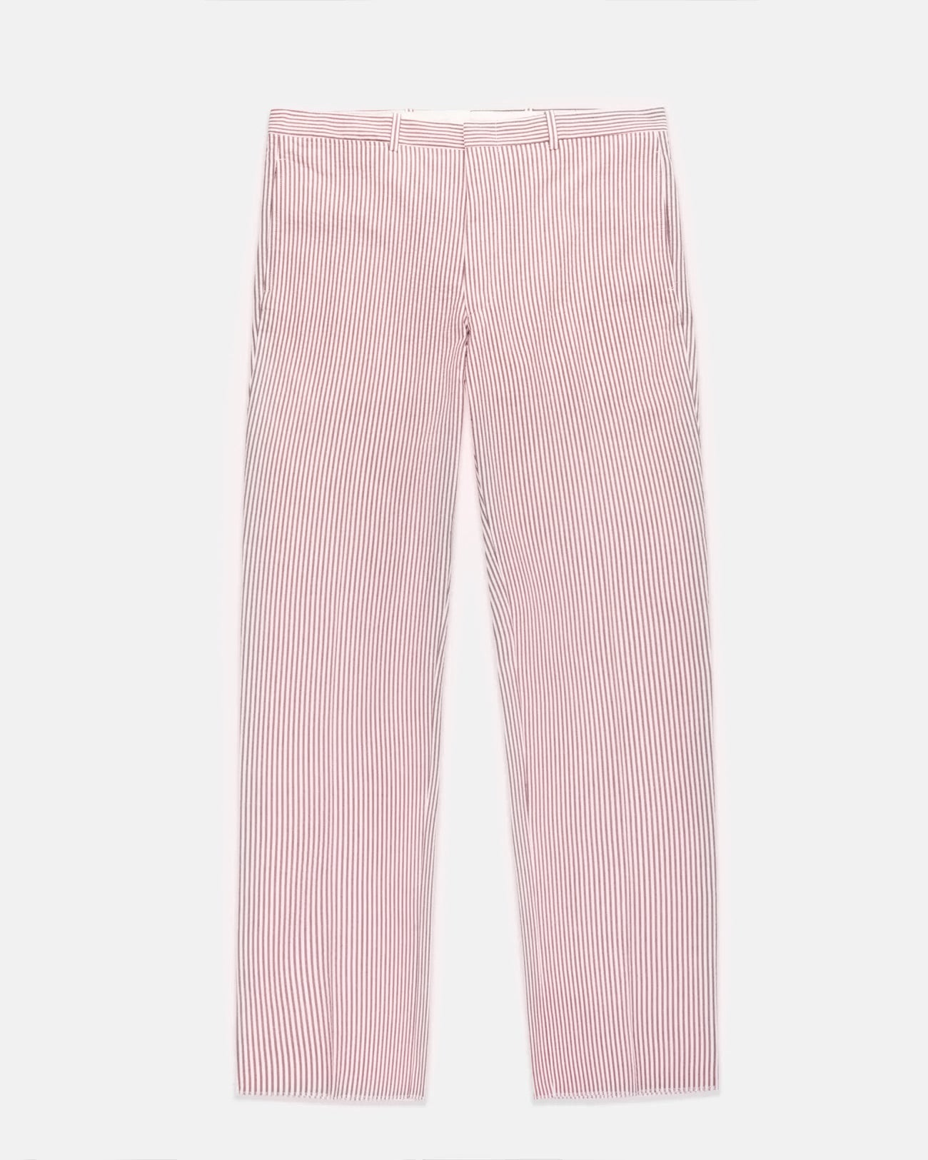 Made-in-Canada Red Stripe Seersucker Trouser
