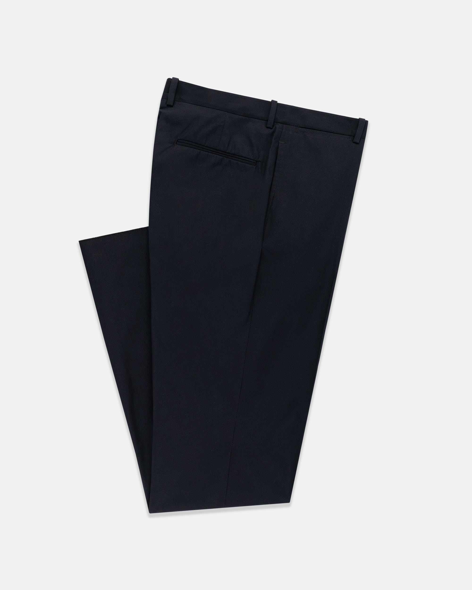 Made-in-Canada Solid Navy Cotton Poplin Suit