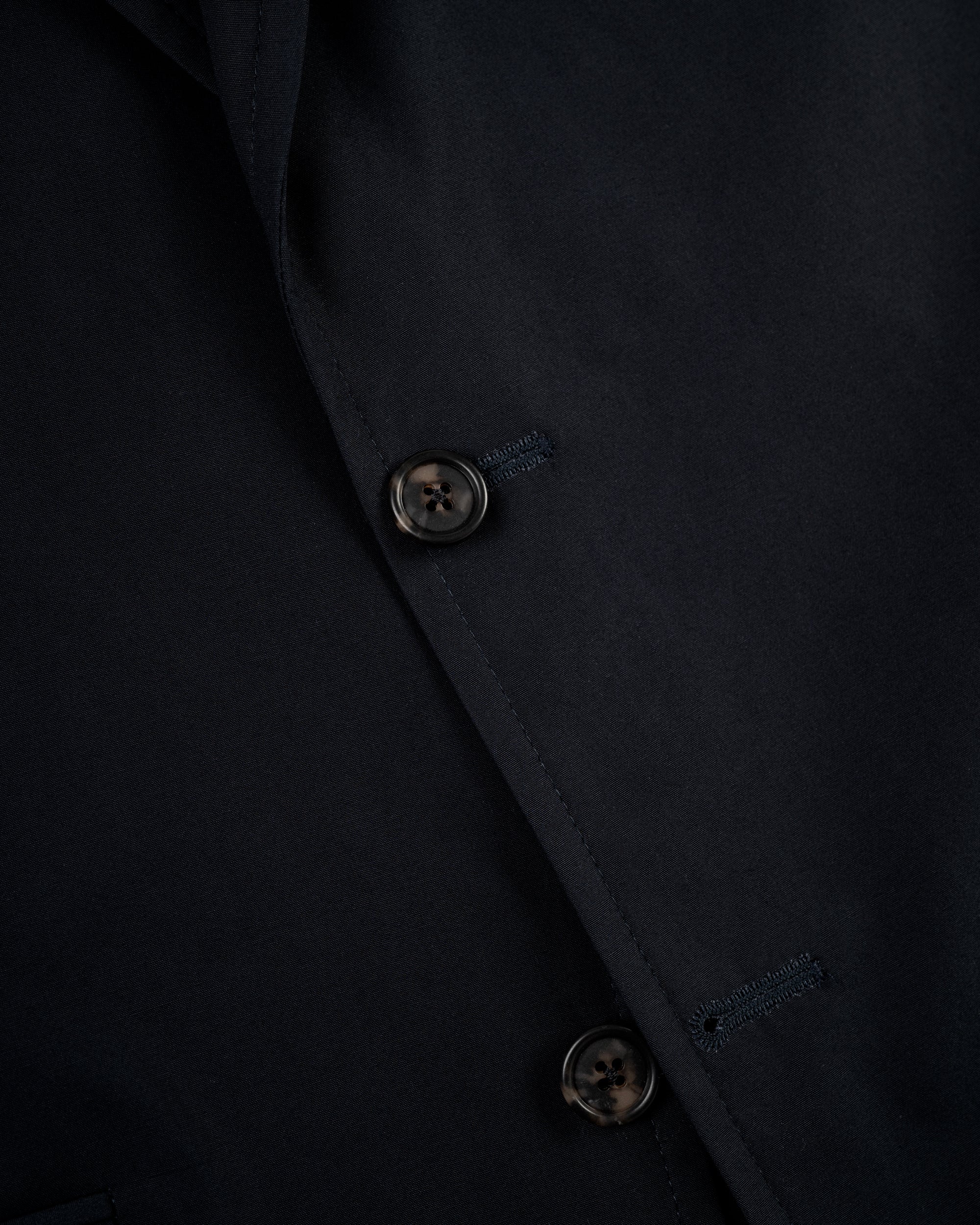 Made-in-Canada Solid Navy Cotton Poplin Suit