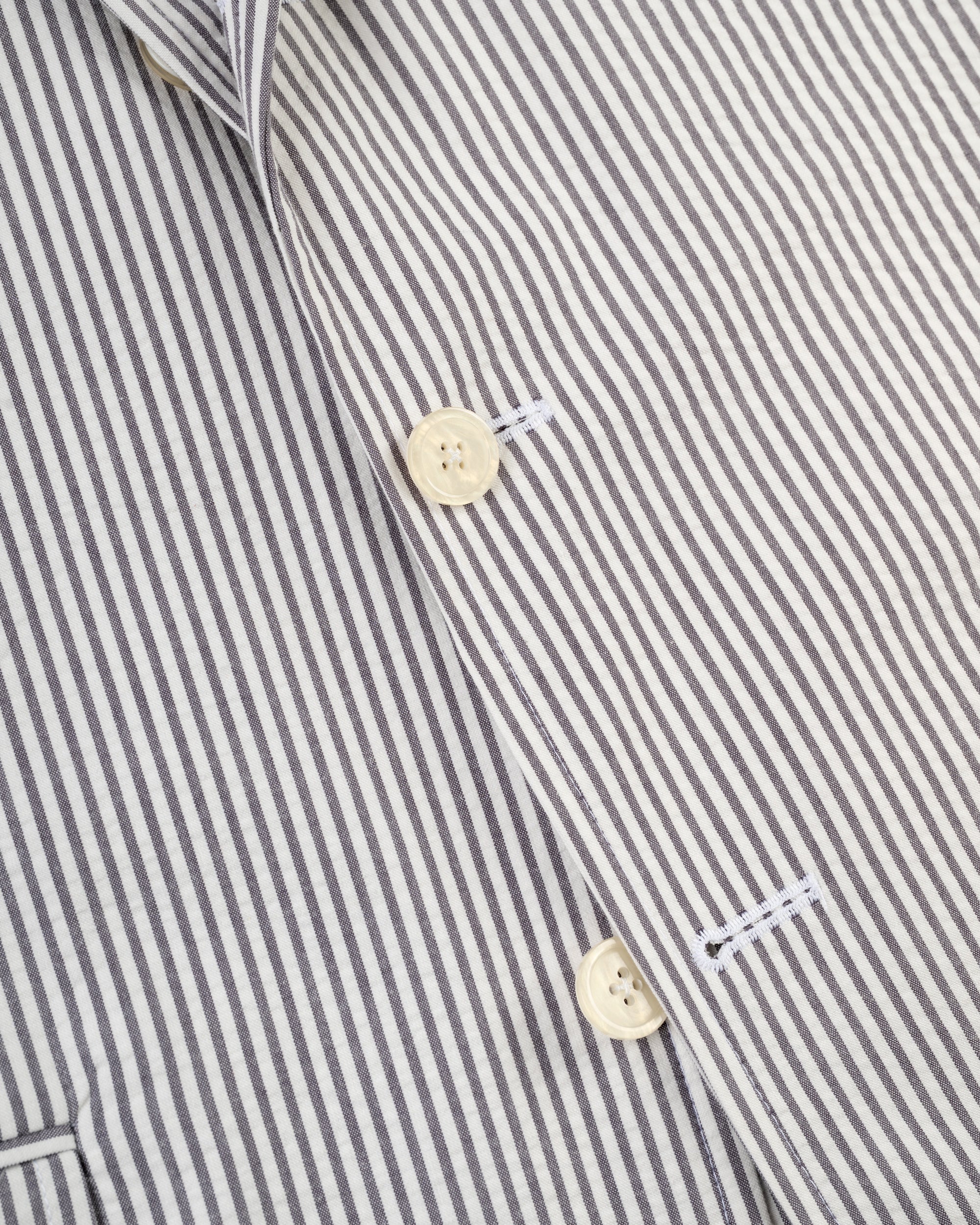 Made-in-Canada Grey Stripe Seersucker Sport Coat