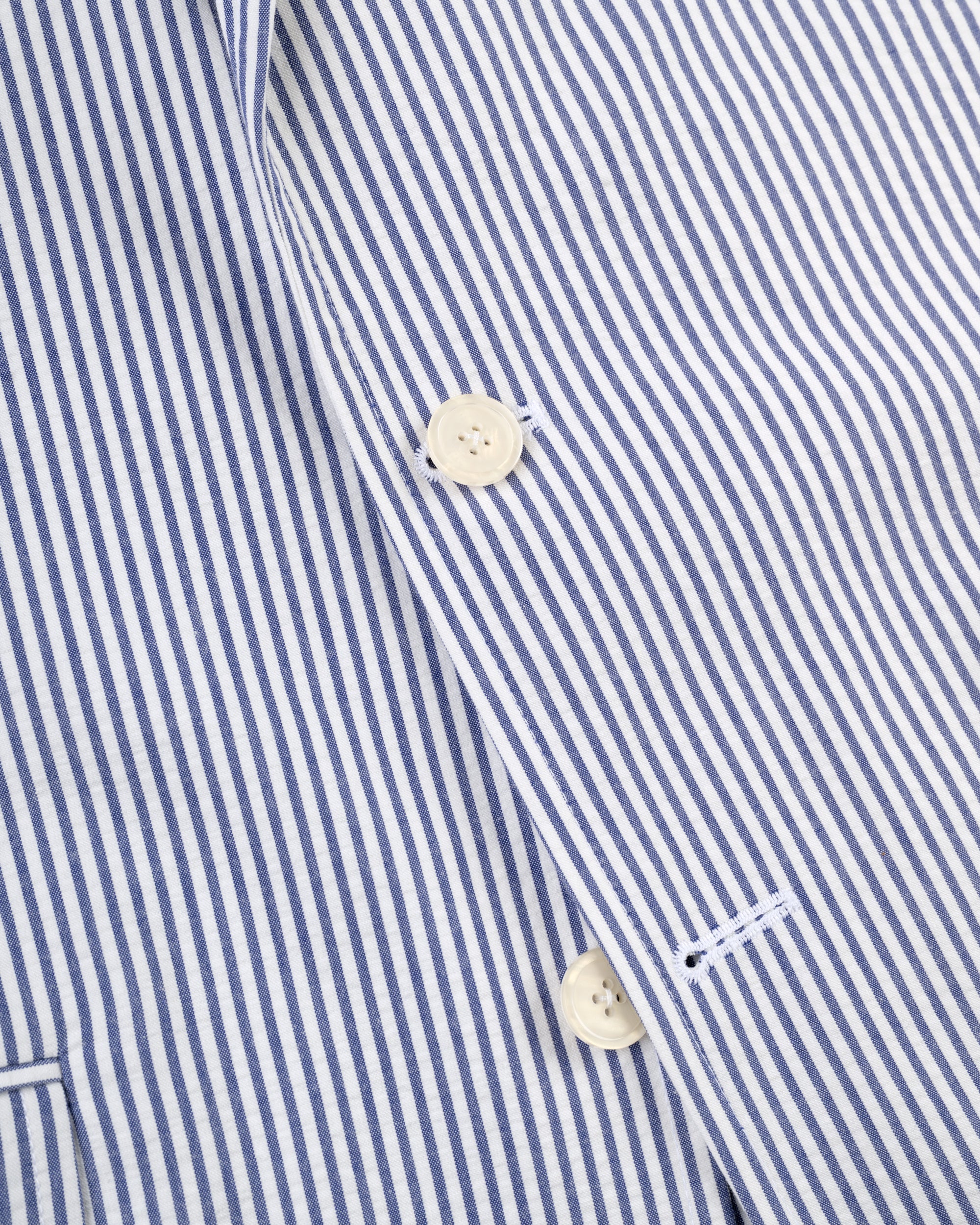 Made-in-Canada Blue Stripe Seersucker Sport Coat