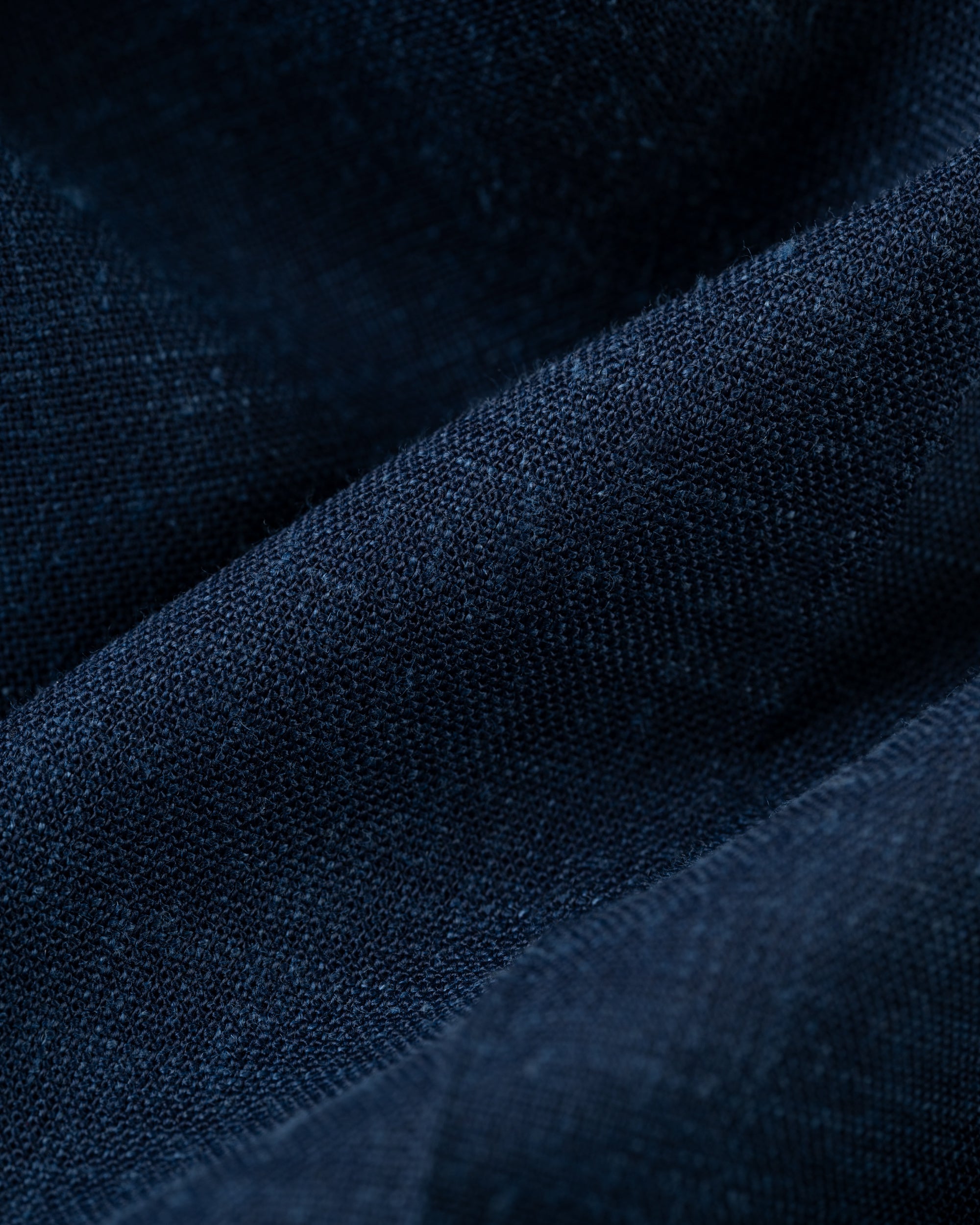 Made-in-Canada Navy Crash Linen Trousers