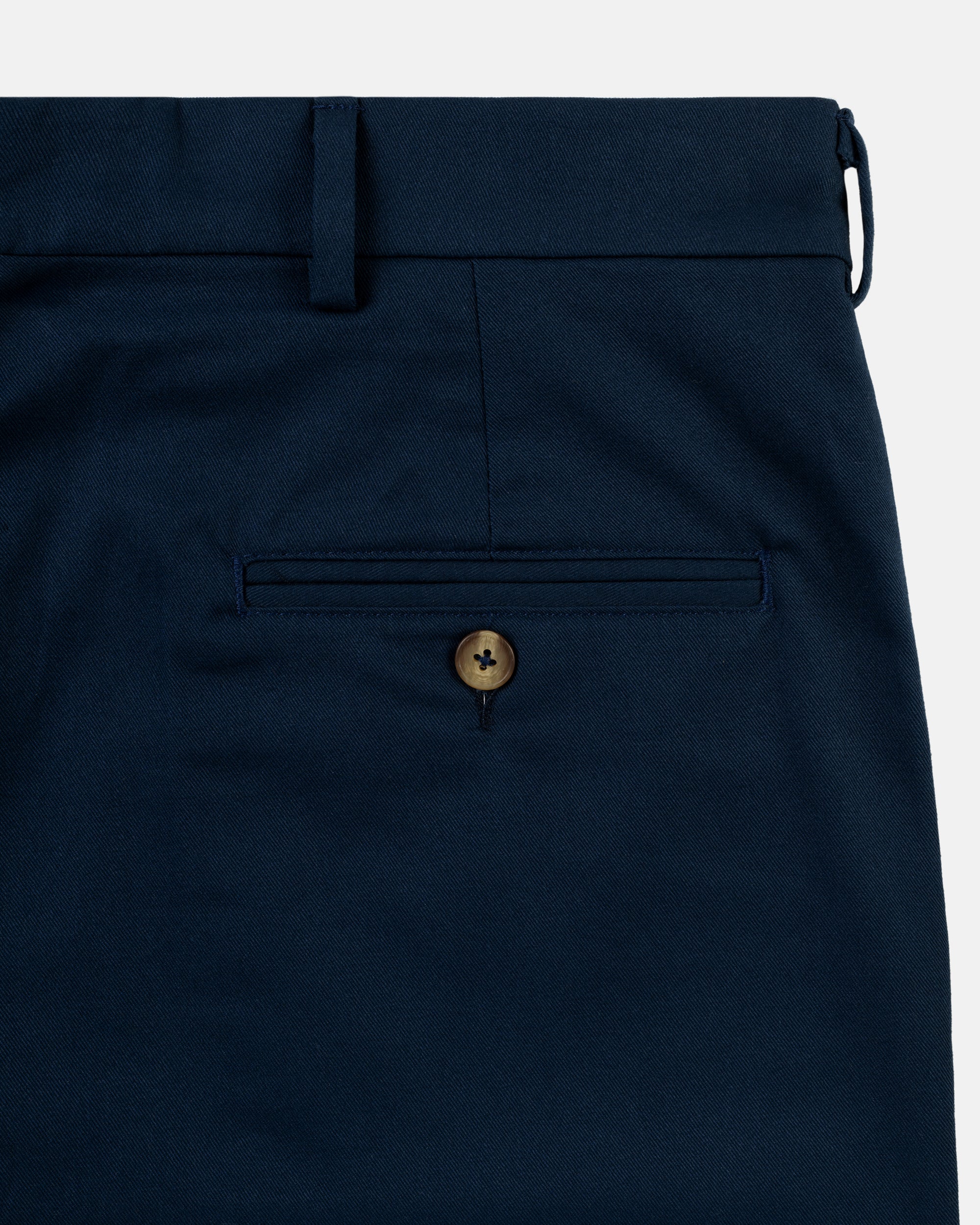 Made-in-USA Navy Washed Twill Classic Shorts