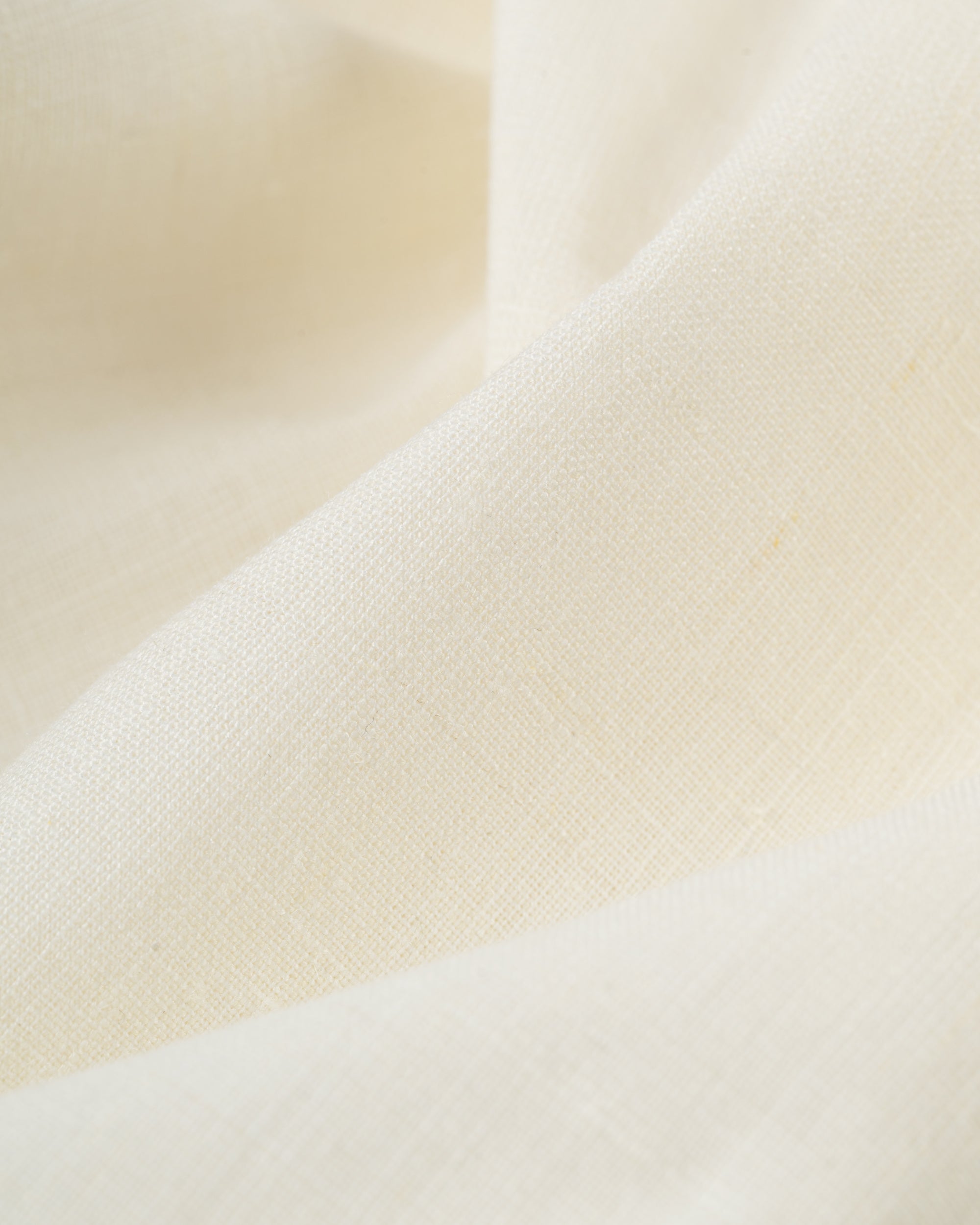 Made-in-Canada White Crash Linen Trousers