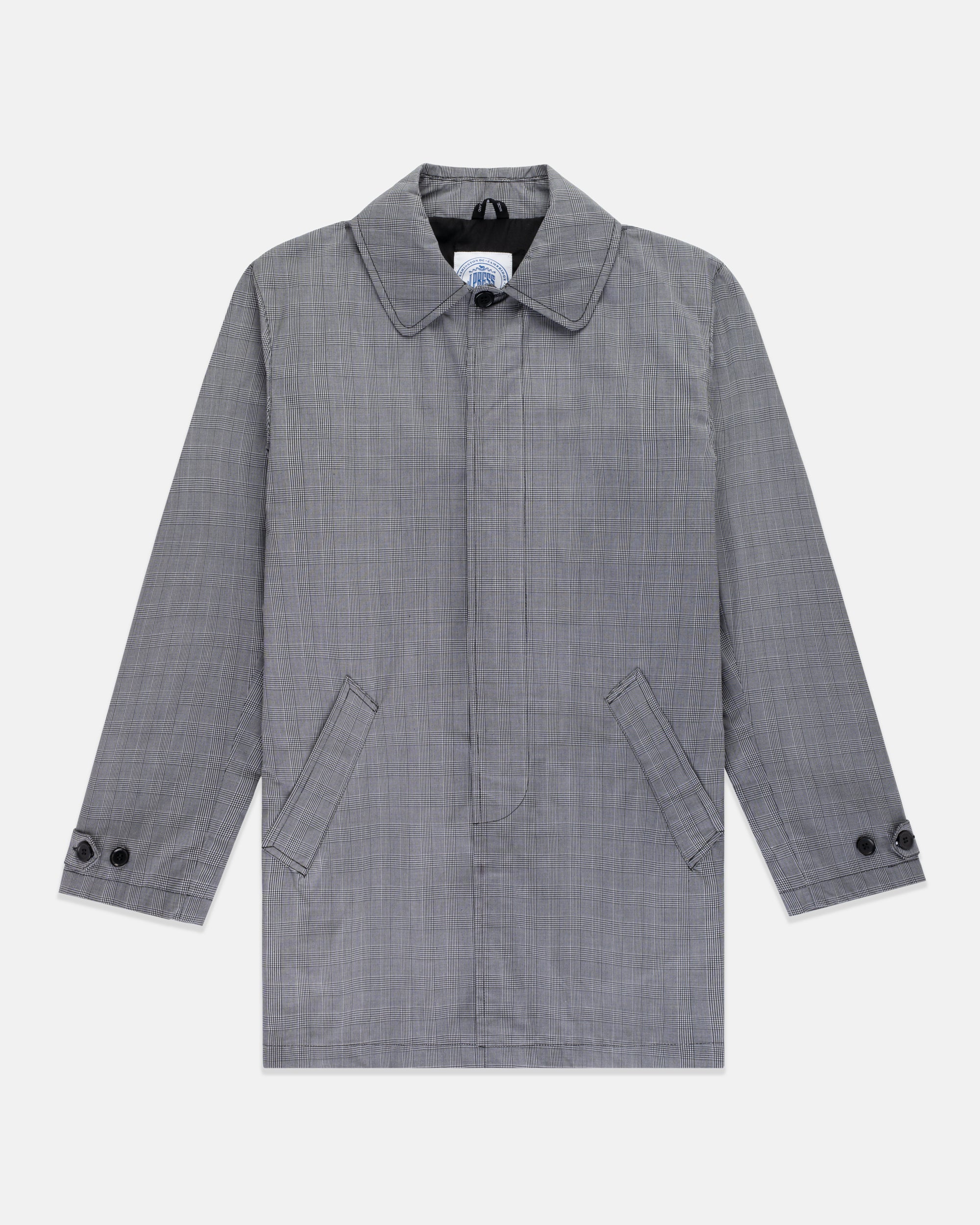 Made-in-England Prince-of-Wales Rain Coat
