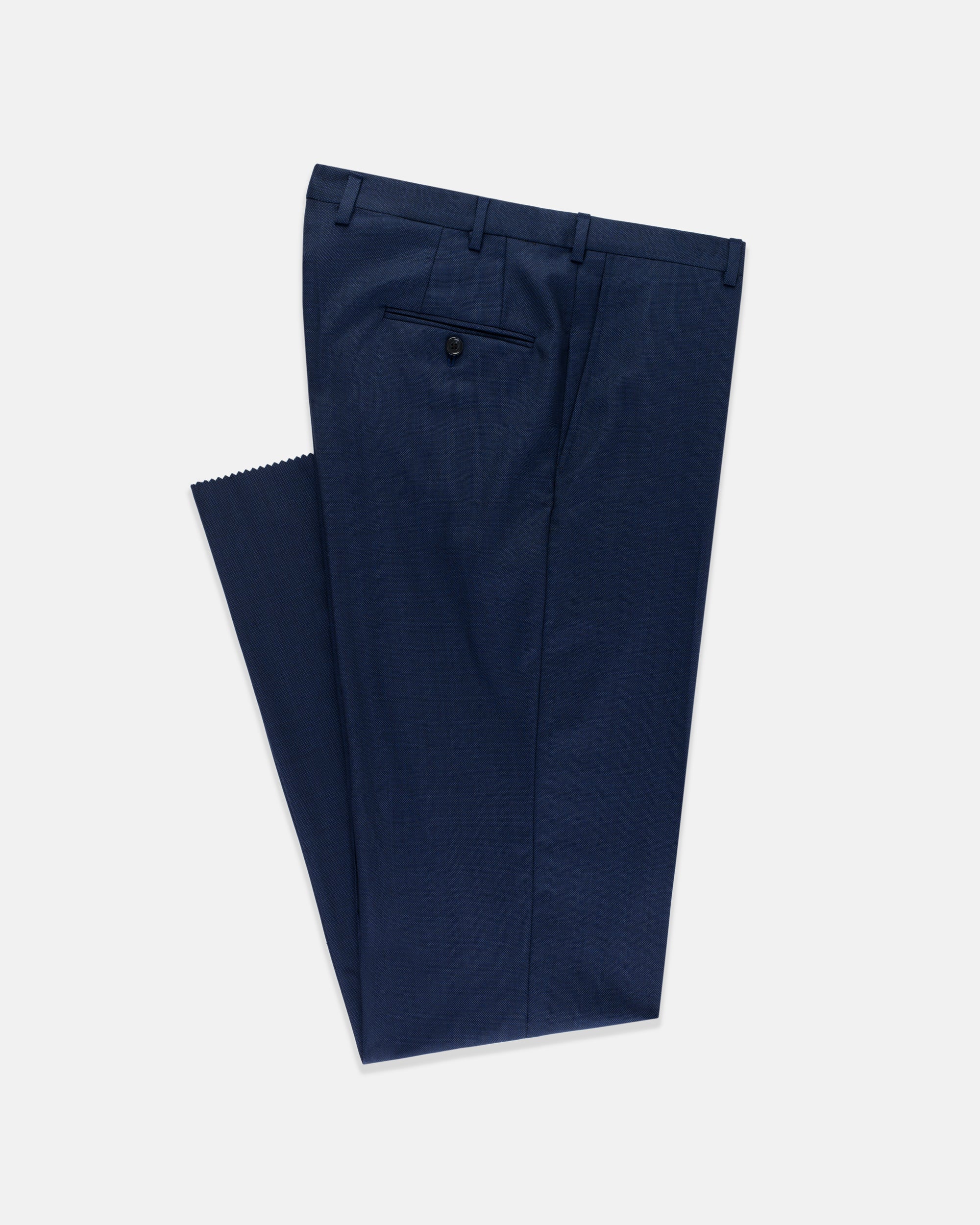 Made-in-USA Dark Blue Birdseye Suit