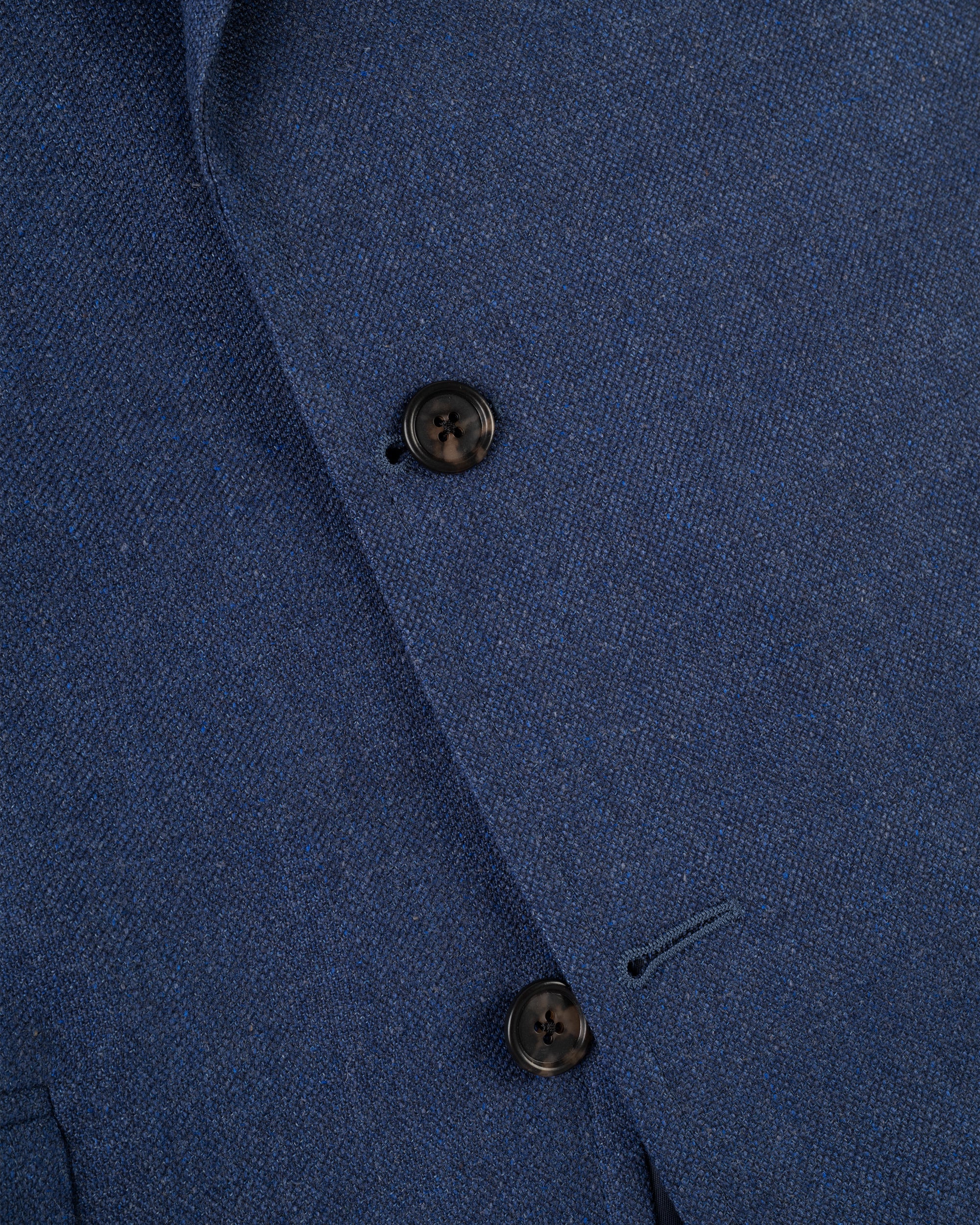 Made-in-Canada Solid Medium Blue Wool Sport Coat
