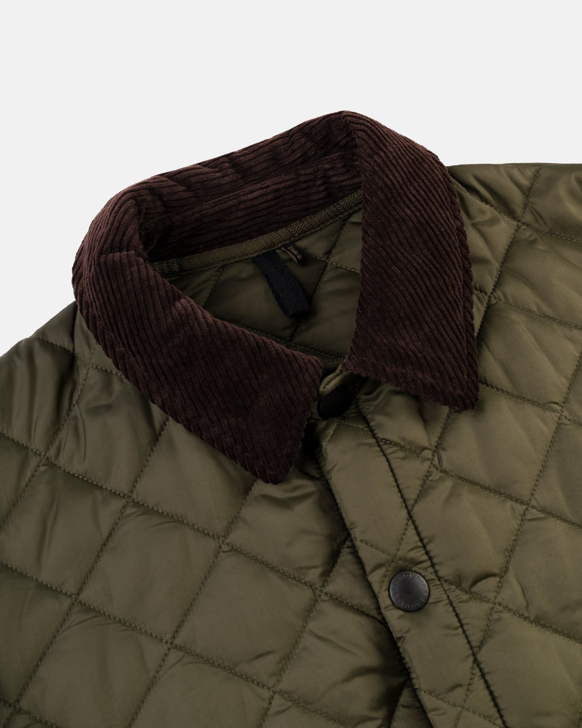 Barbour Olive Heritage Liddesdale Quilted Jacket