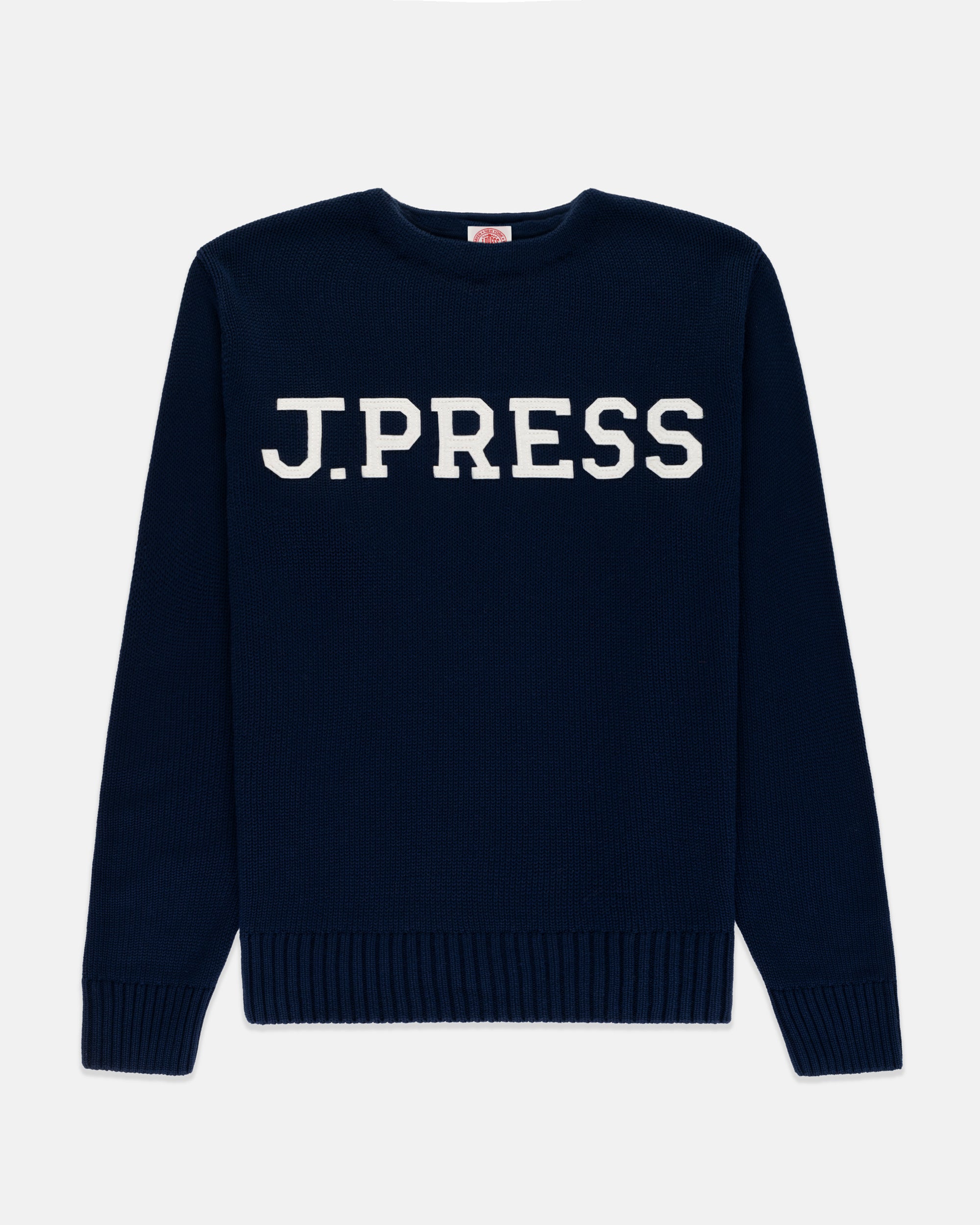 J. Press "Take Ivy" Varsity Boatneck Cotton Sweater
