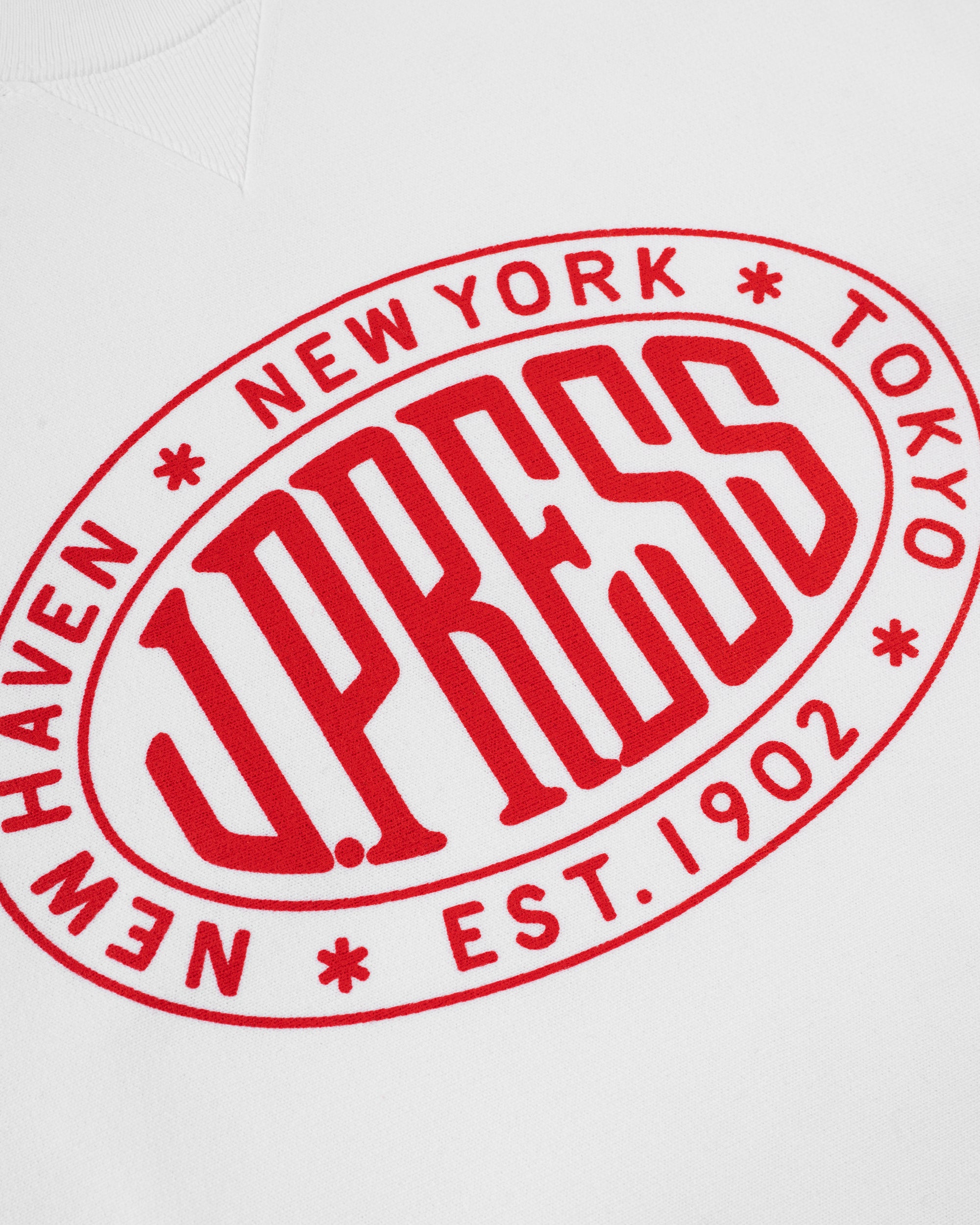 Made-in-USA White Vintage J. Press Vintage Seal Sweatshirt