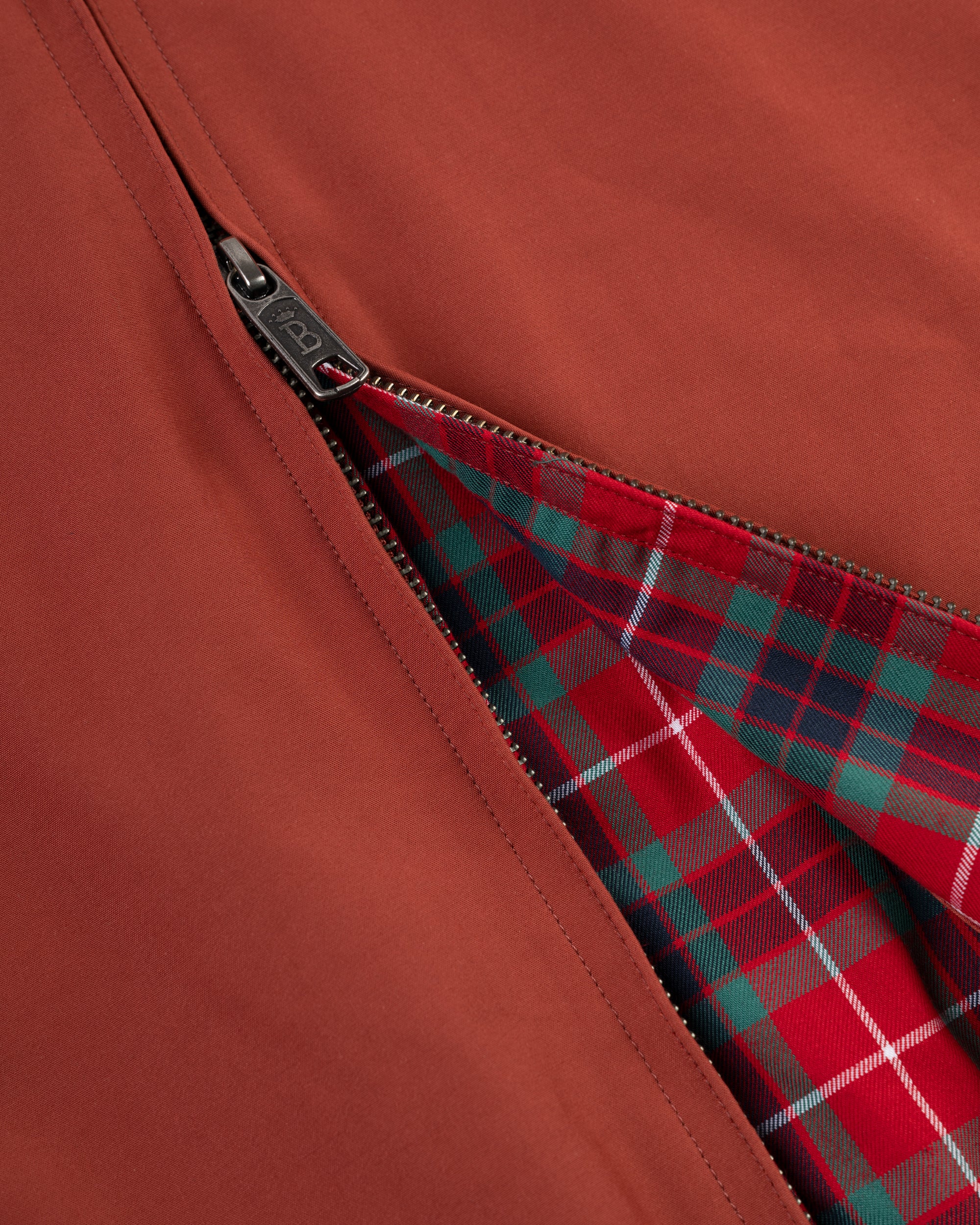 Made-in-England Red Brick Baracuta G9 Harrington Jacket