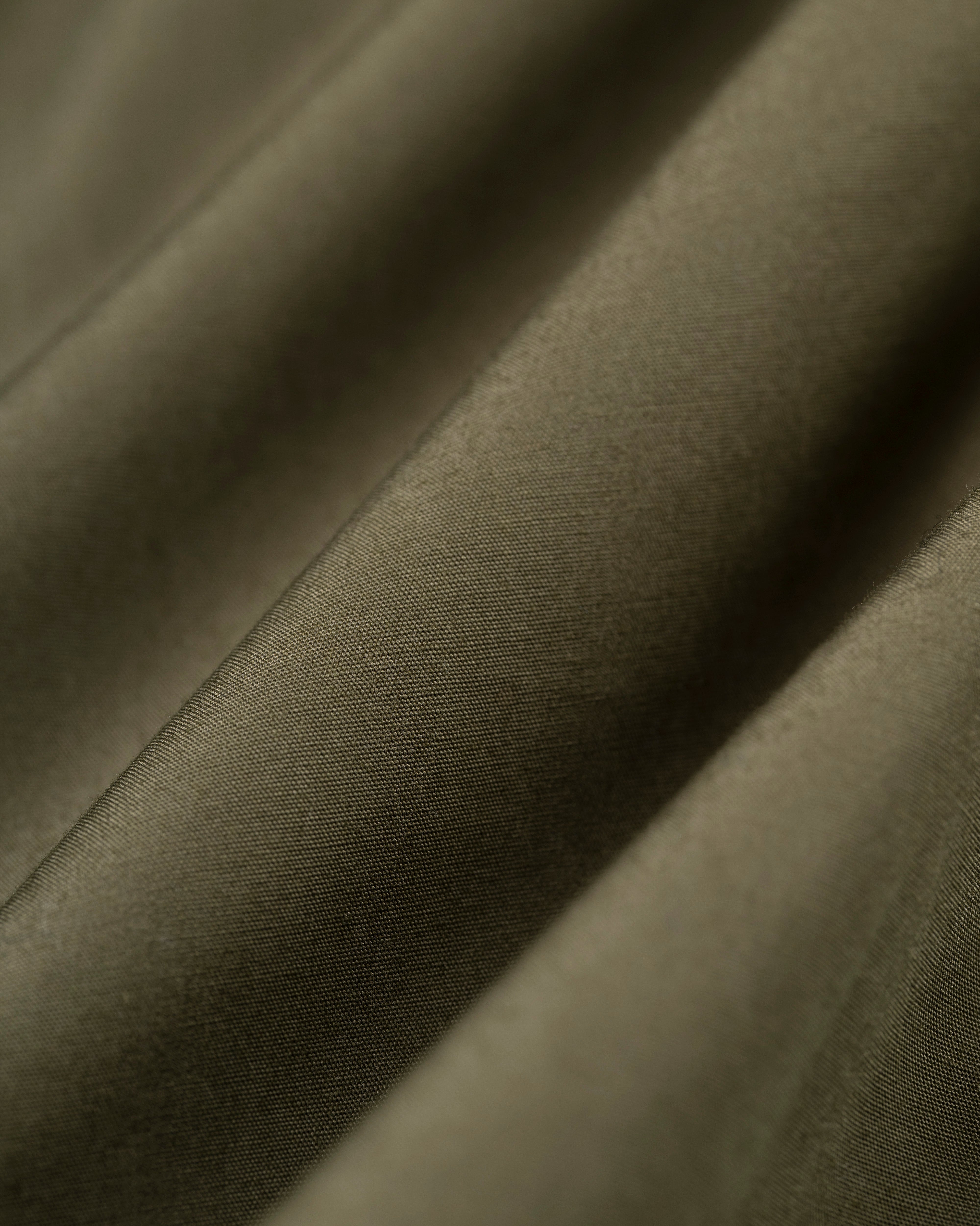 Made-in-Canada Solid Olive Cotton Poplin Suit - Custom Make