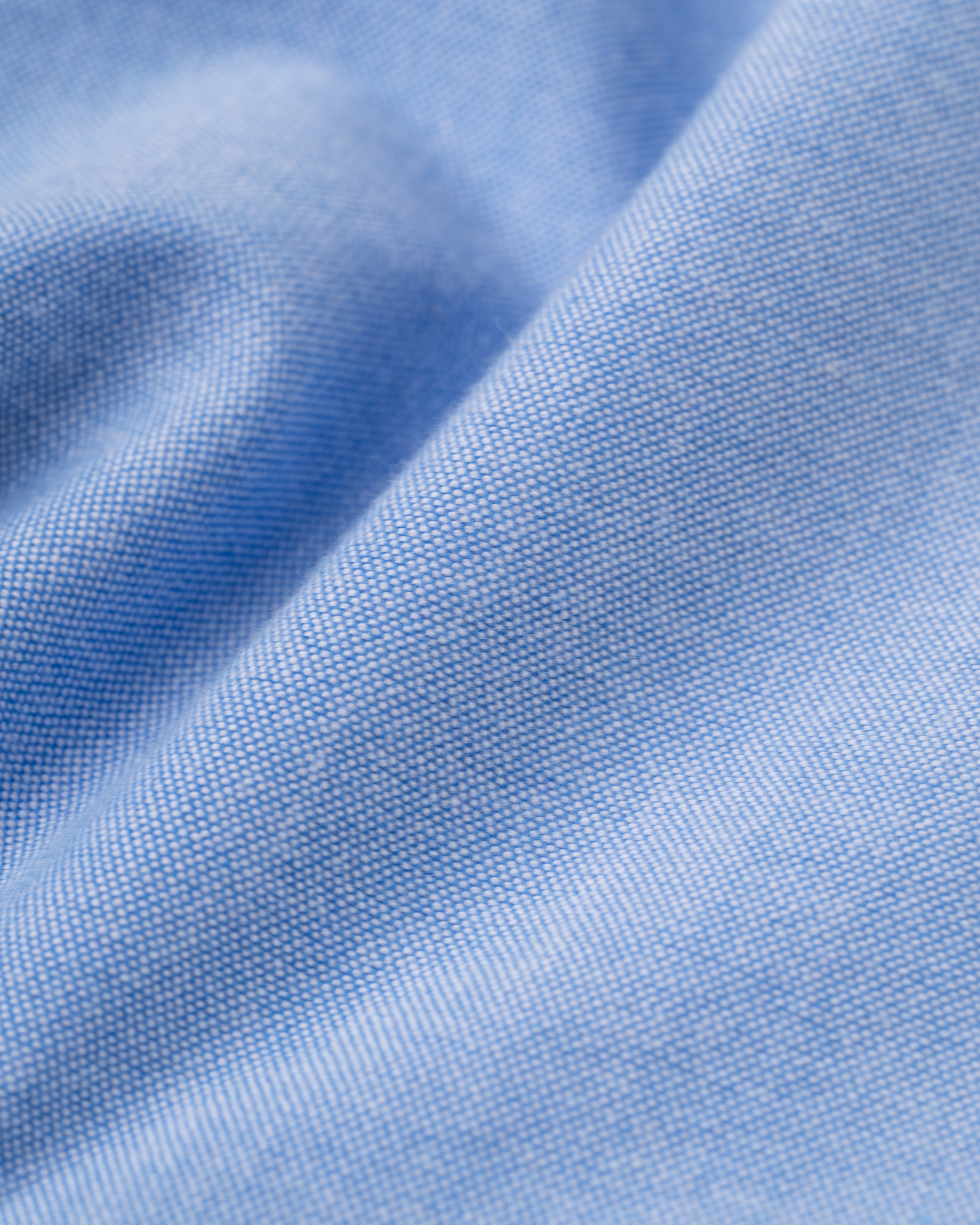 Blue Oxford Cloth Shorts - Trim Fit