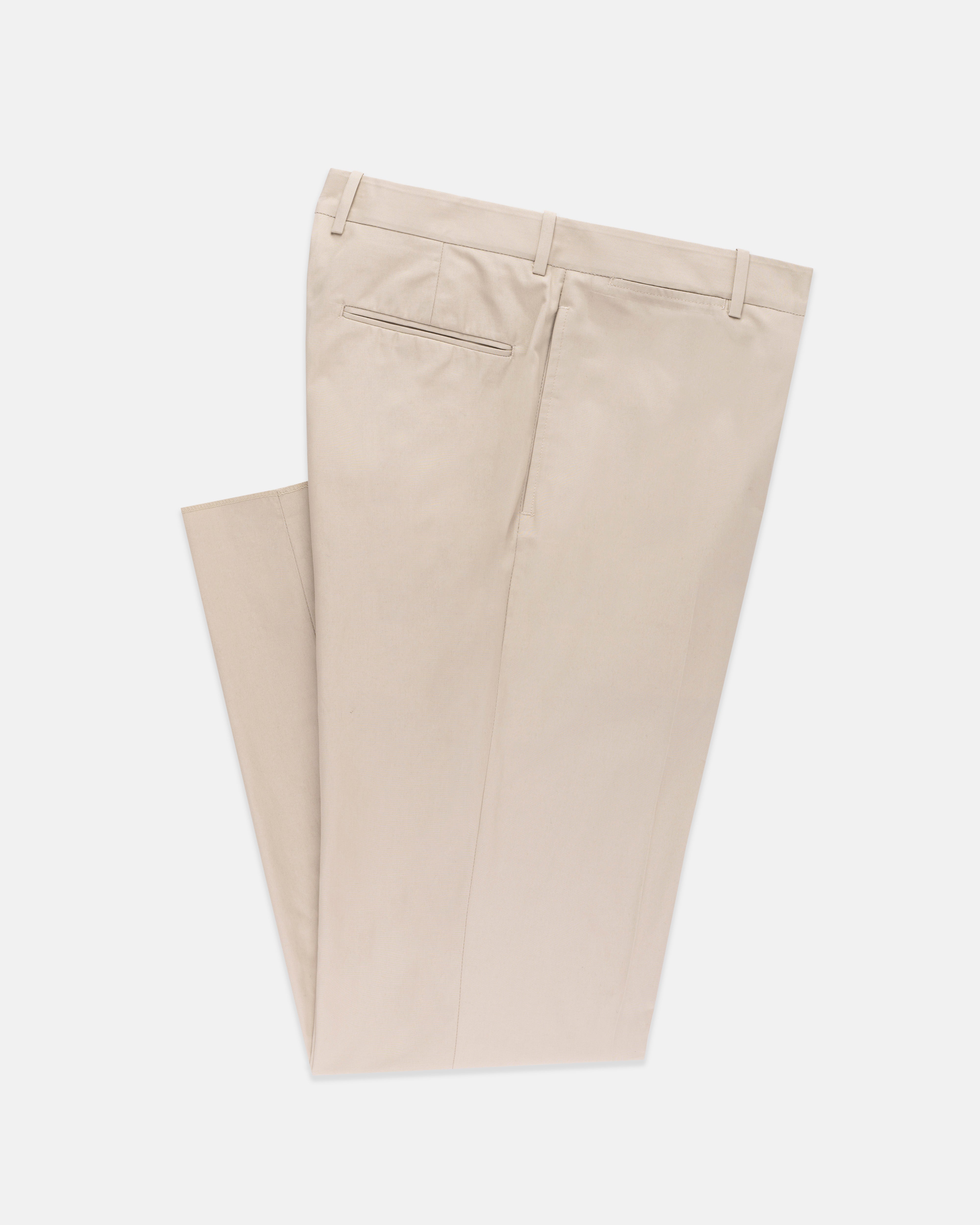 Made-in-Canada Solid Tan Cotton Poplin Suit