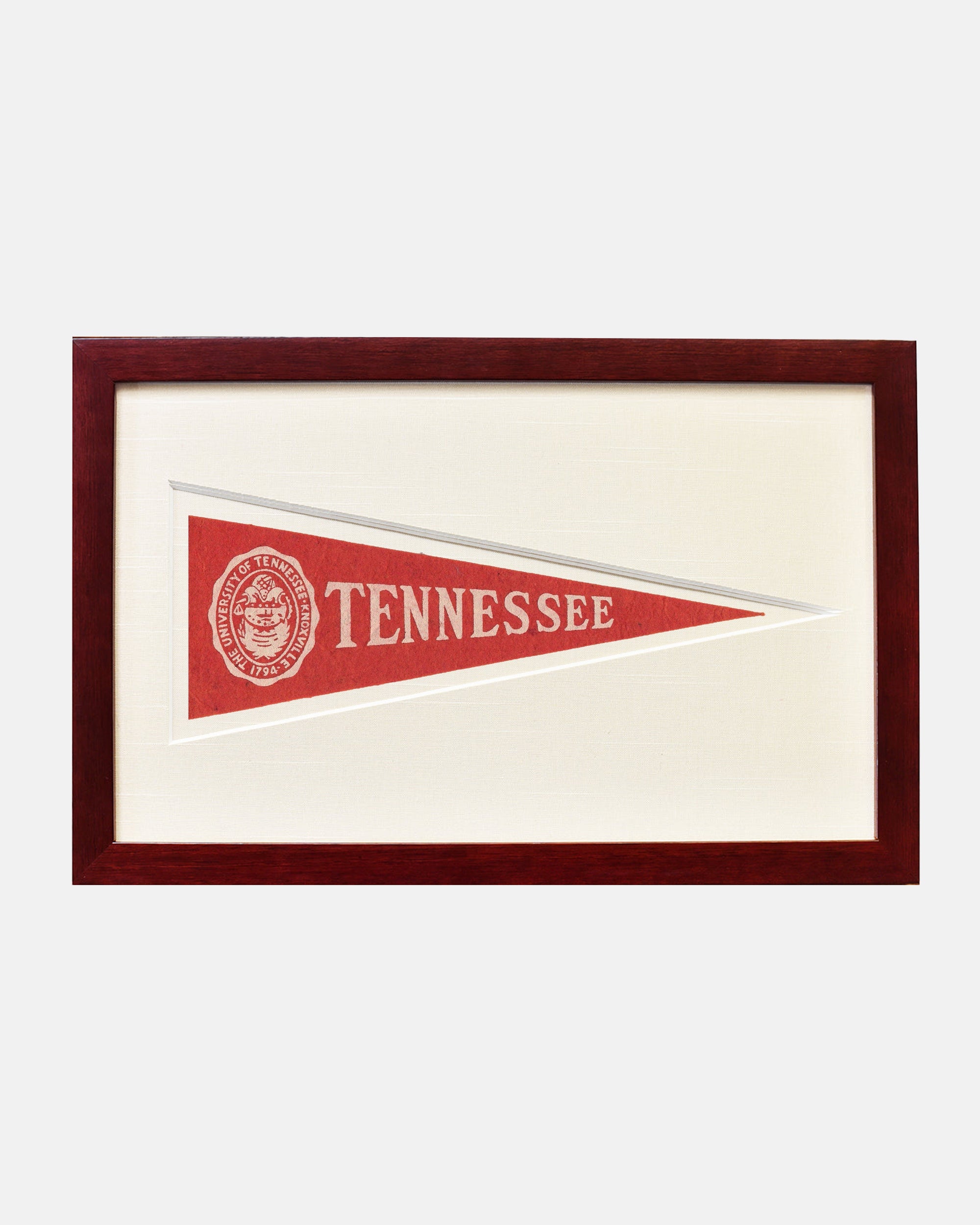 University of Tennessee Framed Vintage Pennant