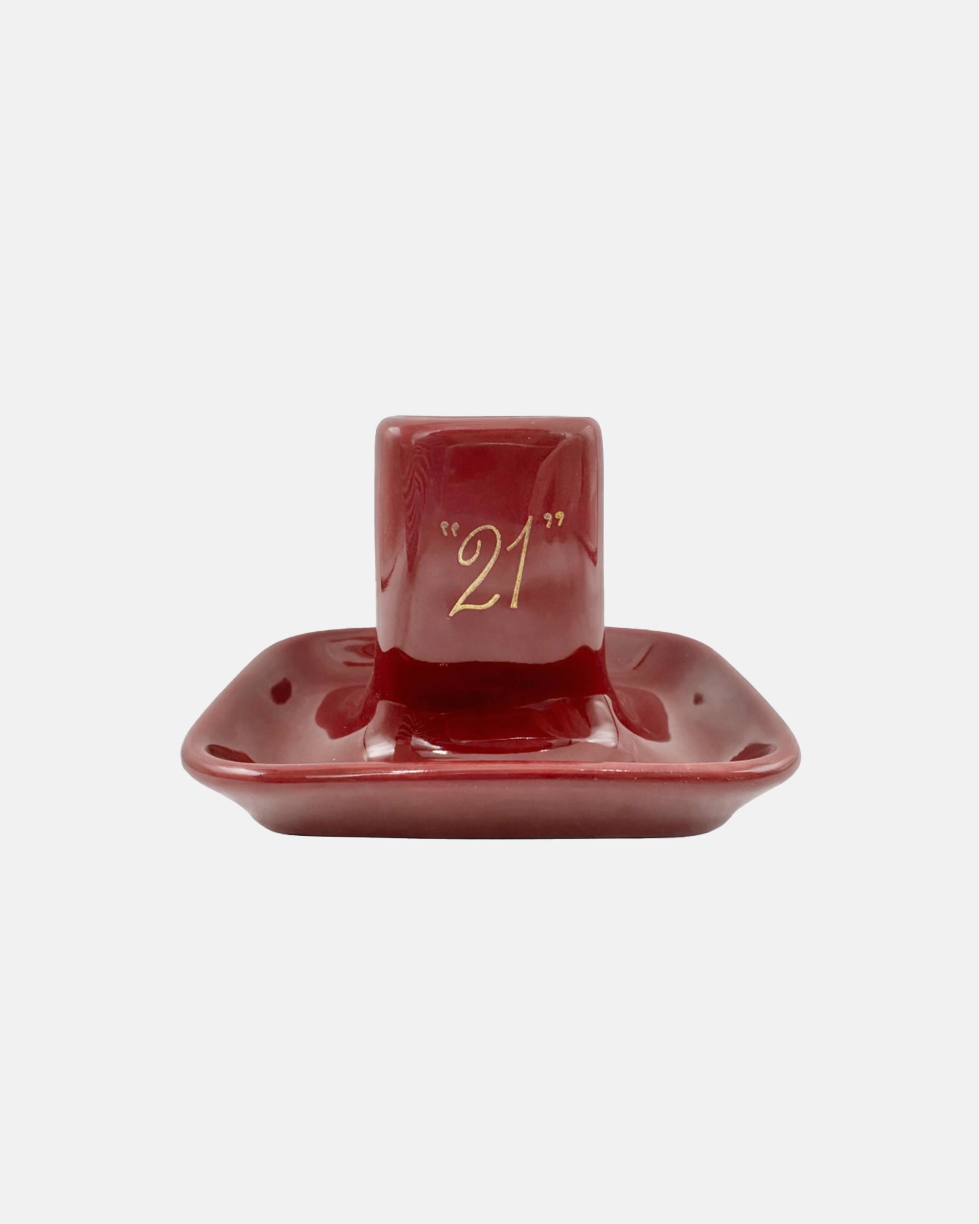Vintage The 21 Club NYC Restaurant Ashtray Red Matchbook Holder