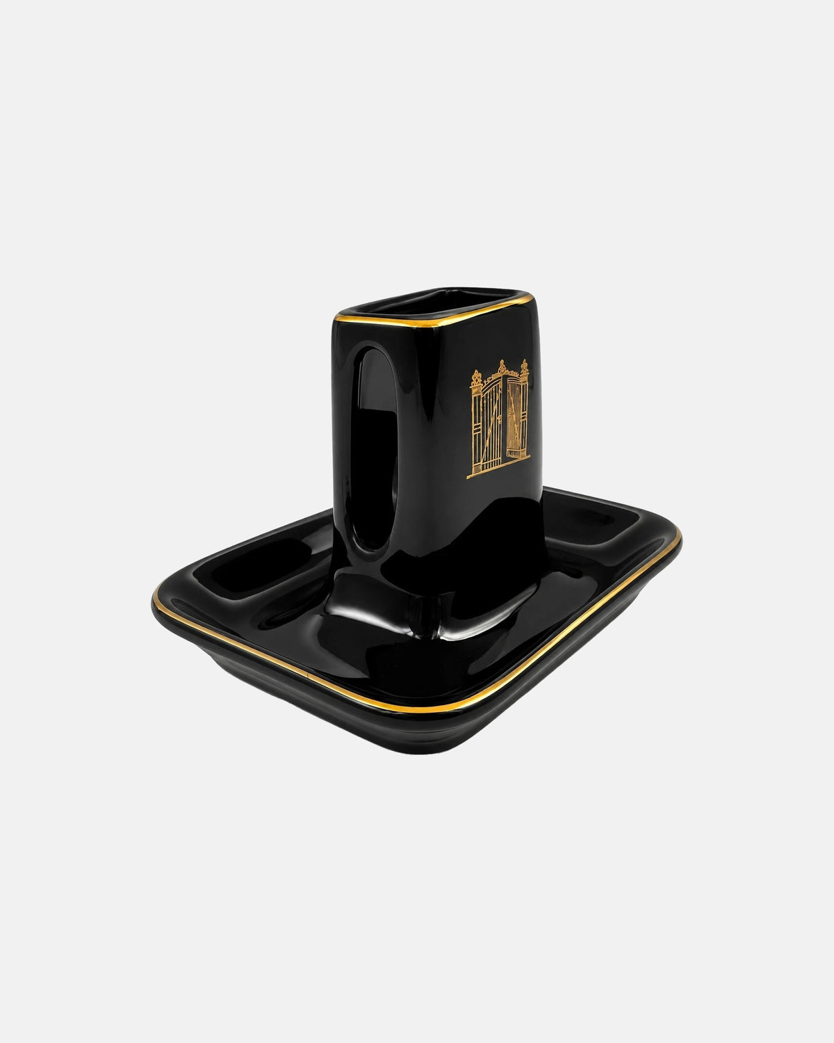 Vintage The 21 Club NYC Restaurant Ashtray Black Matchbook Holder