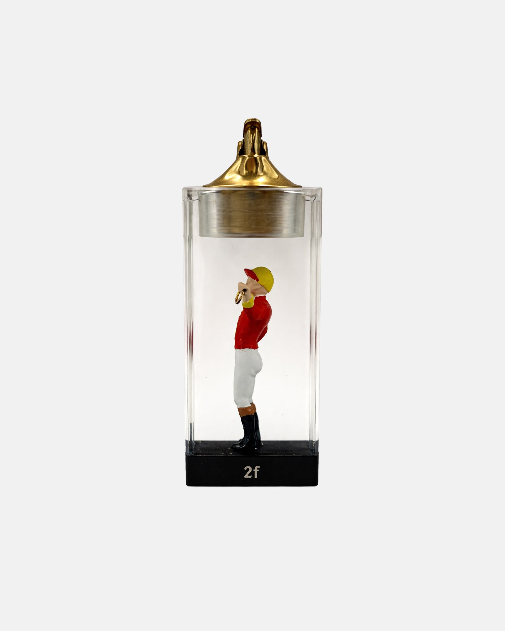 Vintage The 21 Club NYC Restaurant Equestrian Jockey Lucite Lighter
