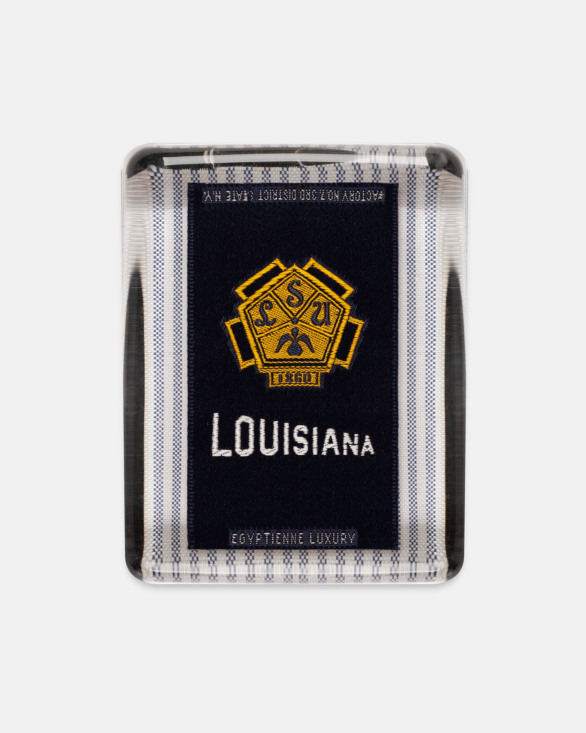 Louisiana State University Silk Paperweight