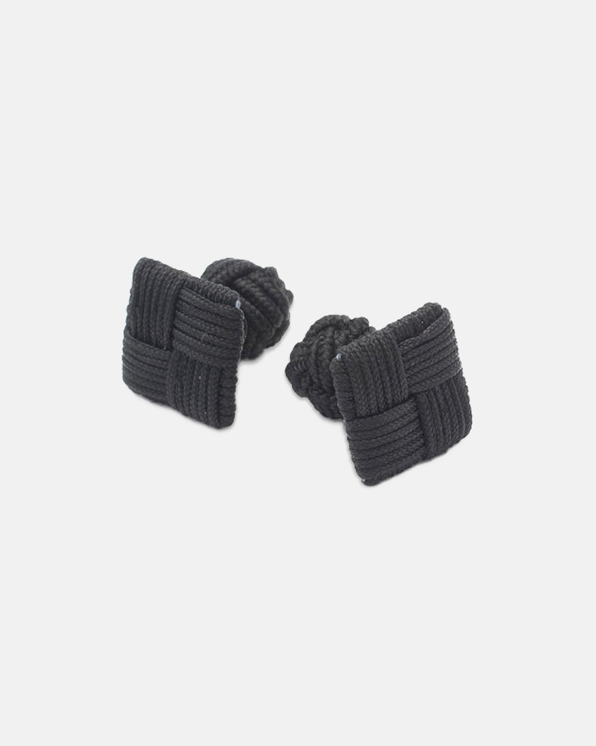 Black Combo Knot Cufflinks