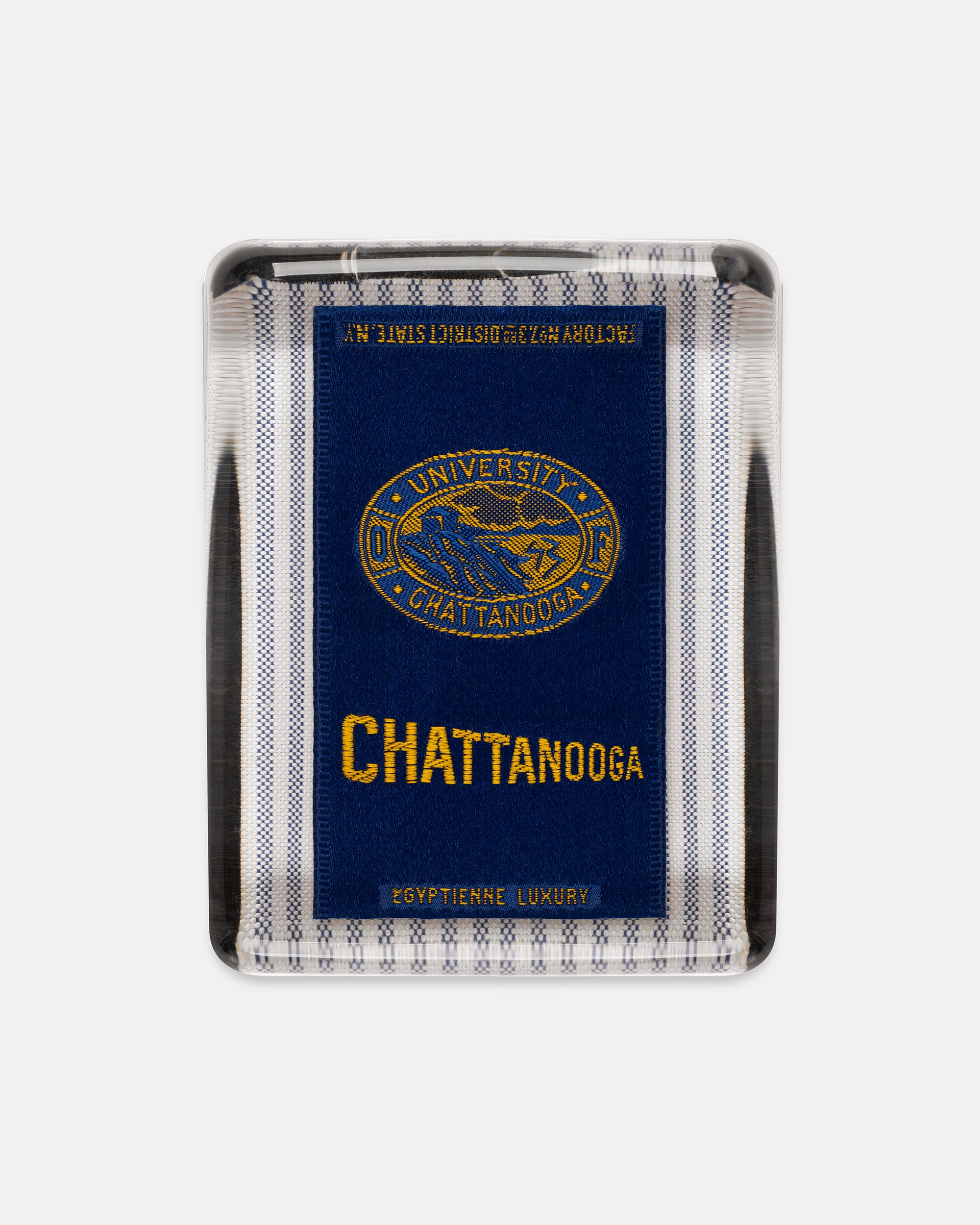 University Of Chattanooga Silk Paperweight