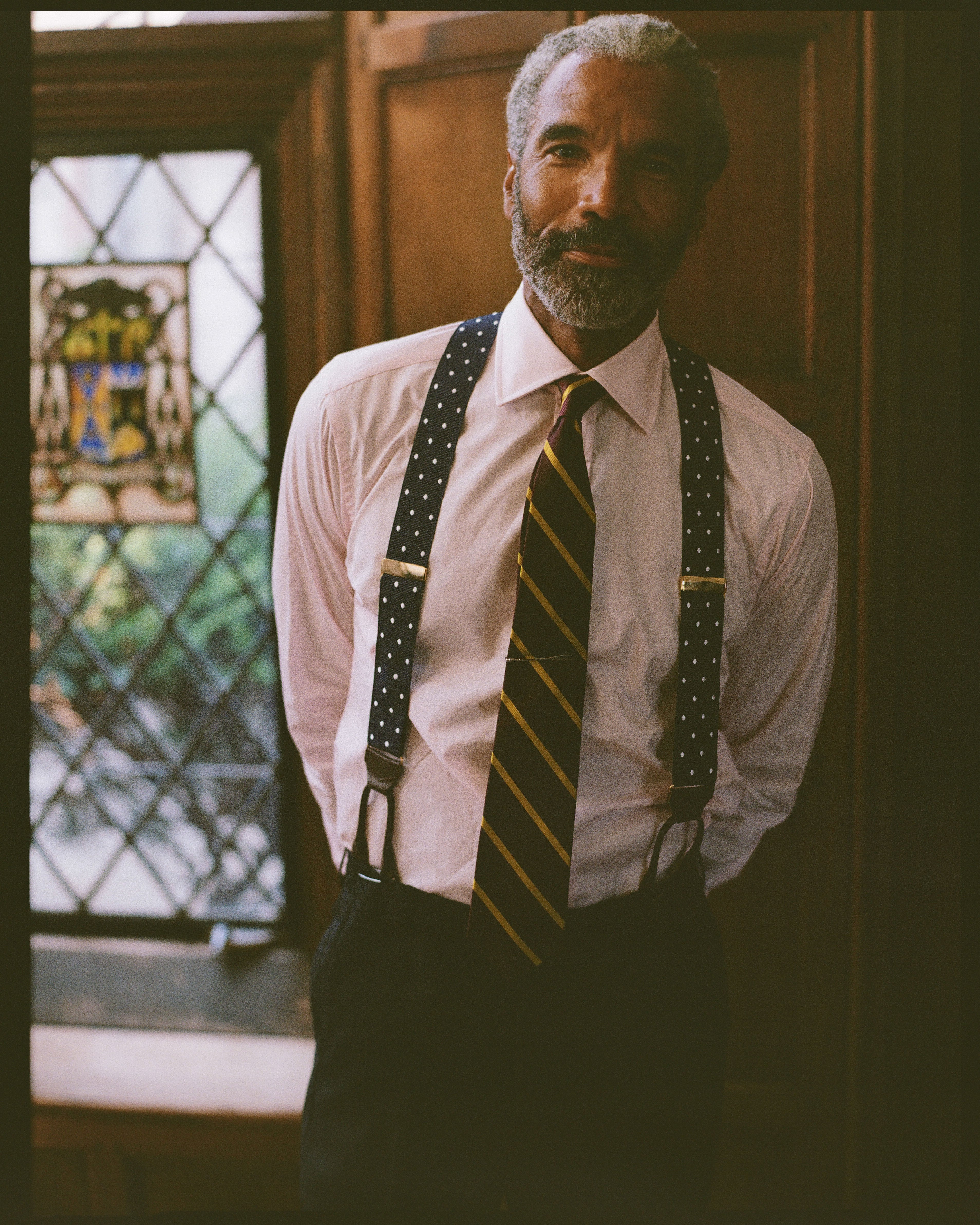 Made-in-USA Thomas Mason Pink Spread Collar Dress Shirt - Classic Fit