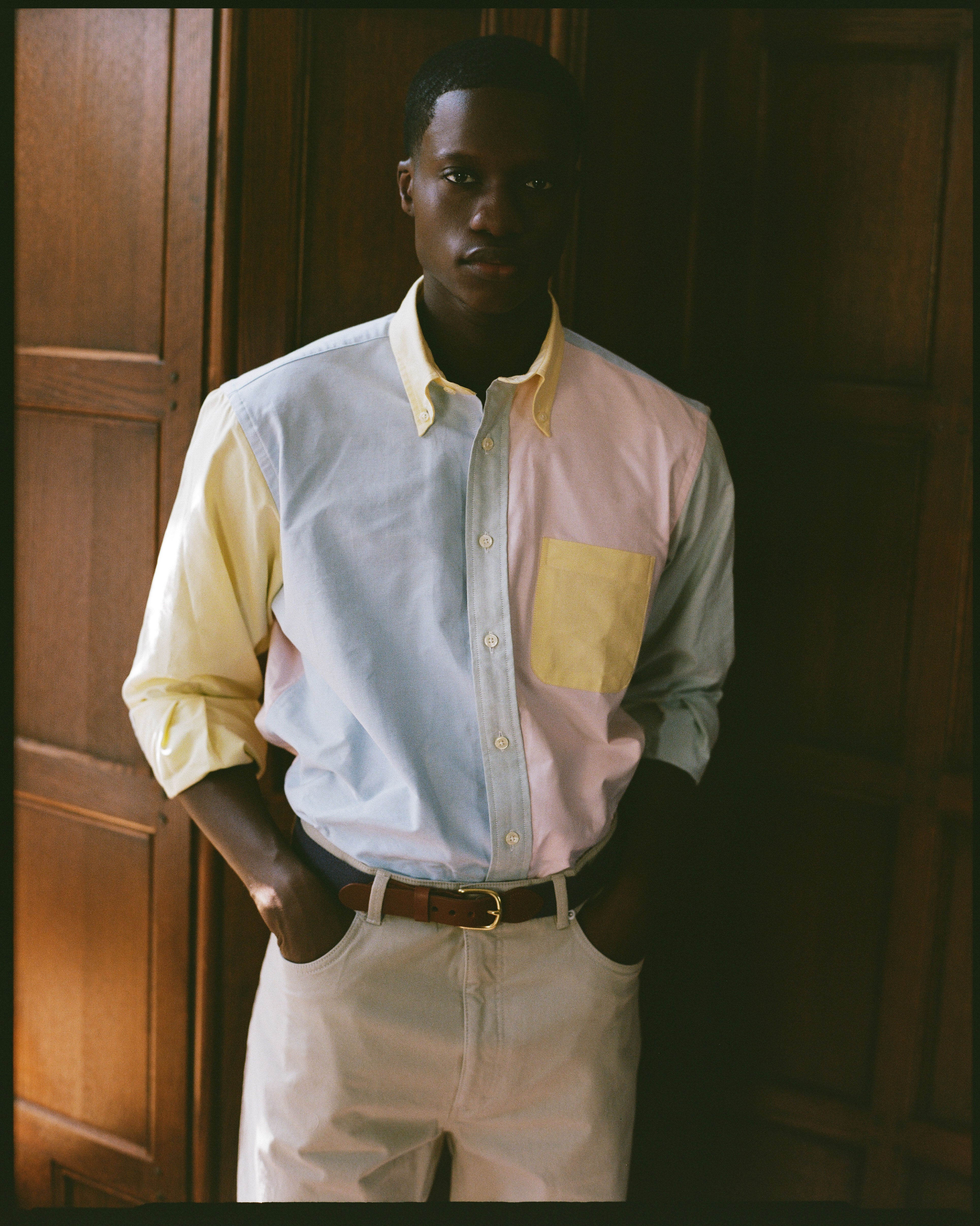 Made-in-USA Colorblock Oxford Cloth Fun Shirt - Classic Fit