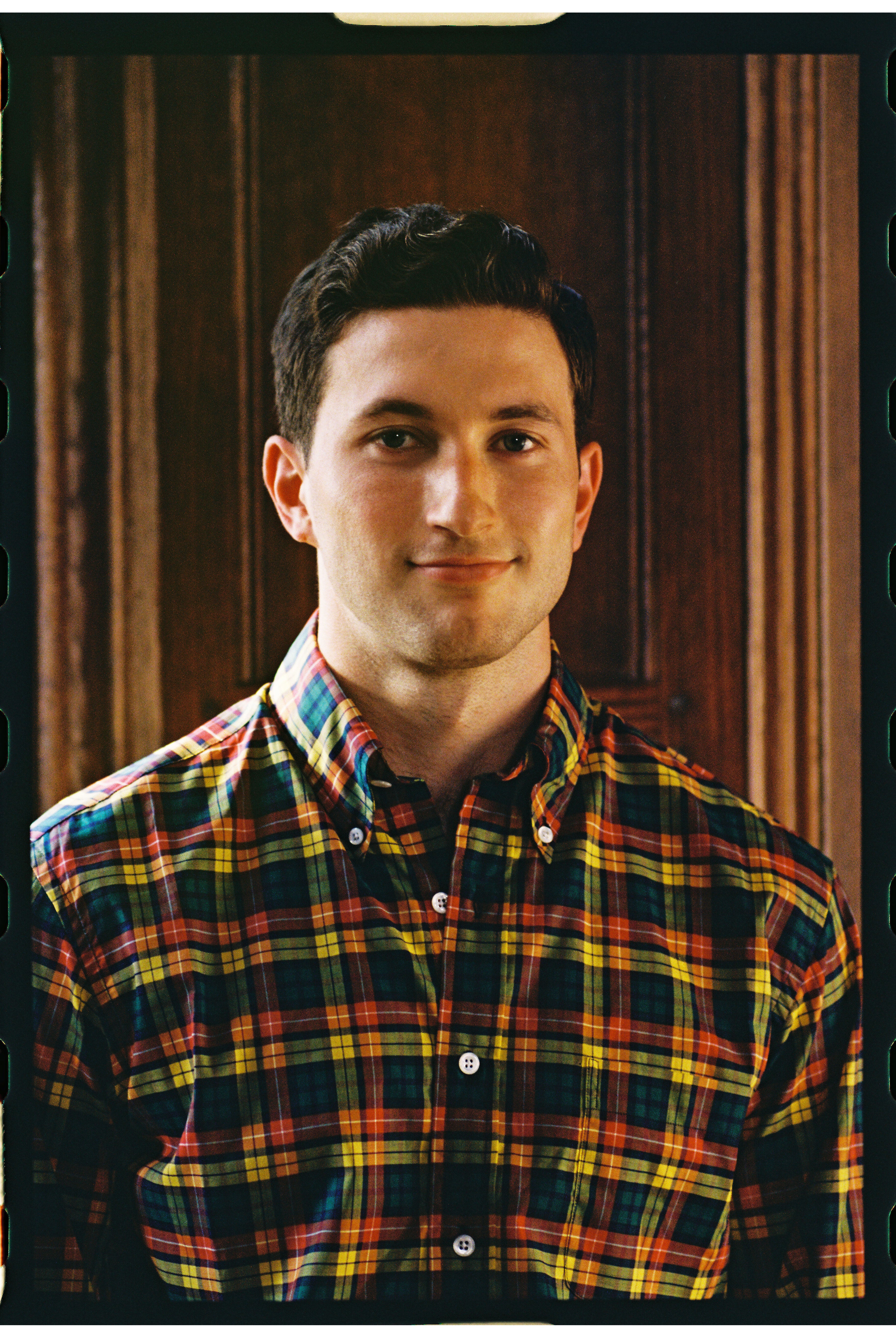 Made-in-USA Thomas Mason Buchanan Tartan Broadcloth Sport Shirt - Classic Fit