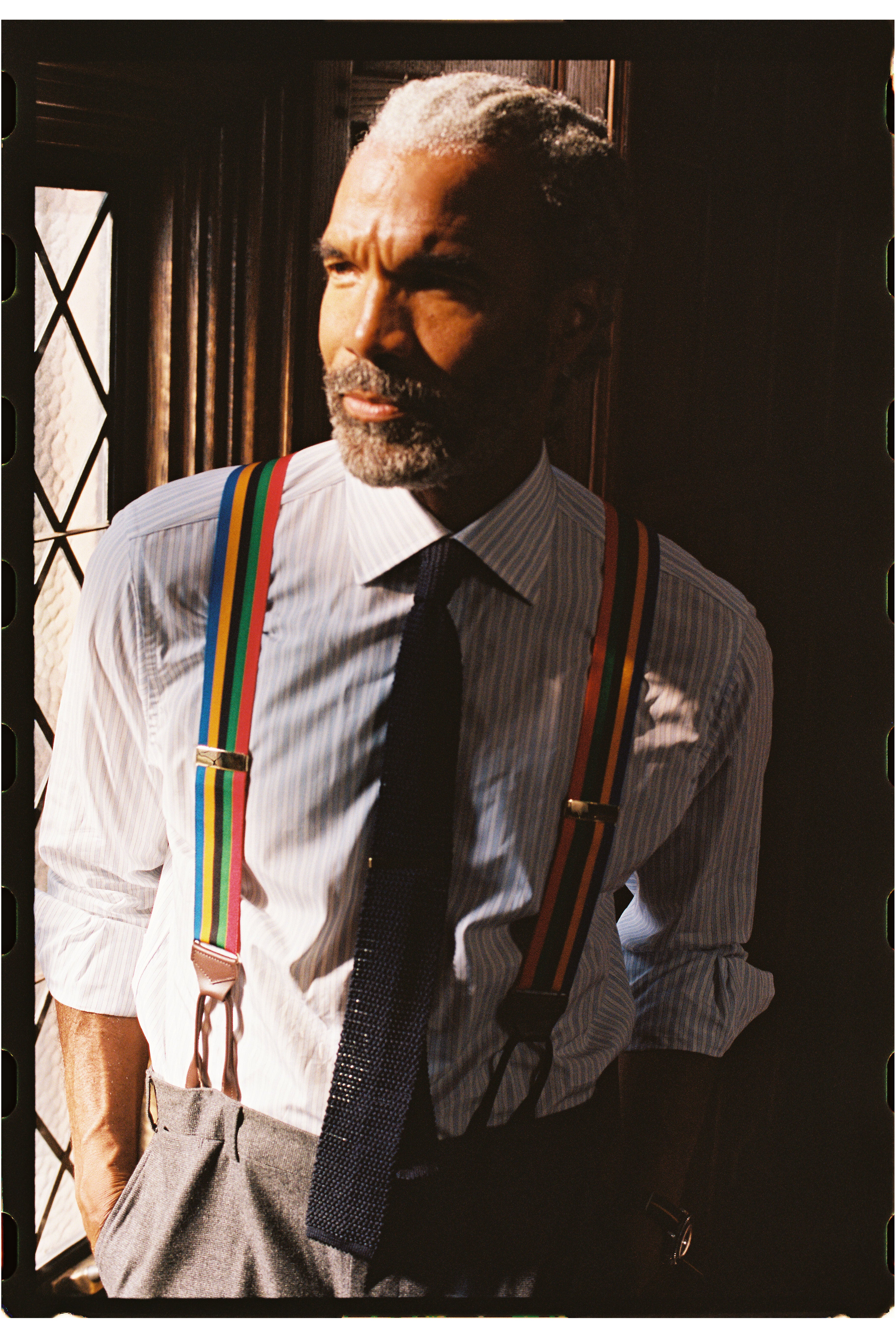 Made-in-Italy Navy Silk Knit Tie