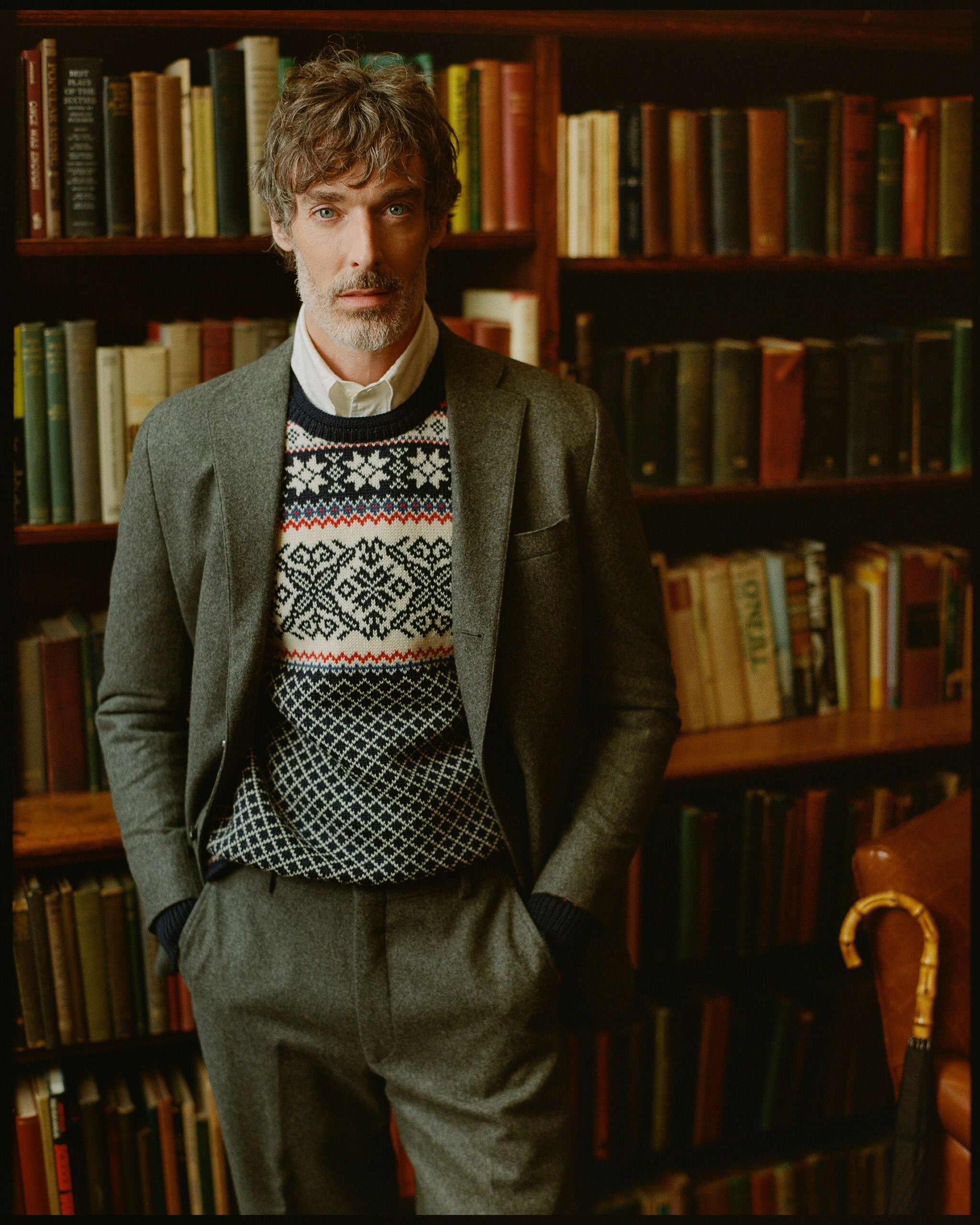 Made-in-USA Solid Grey Fox Flannel Suit - Custom Make