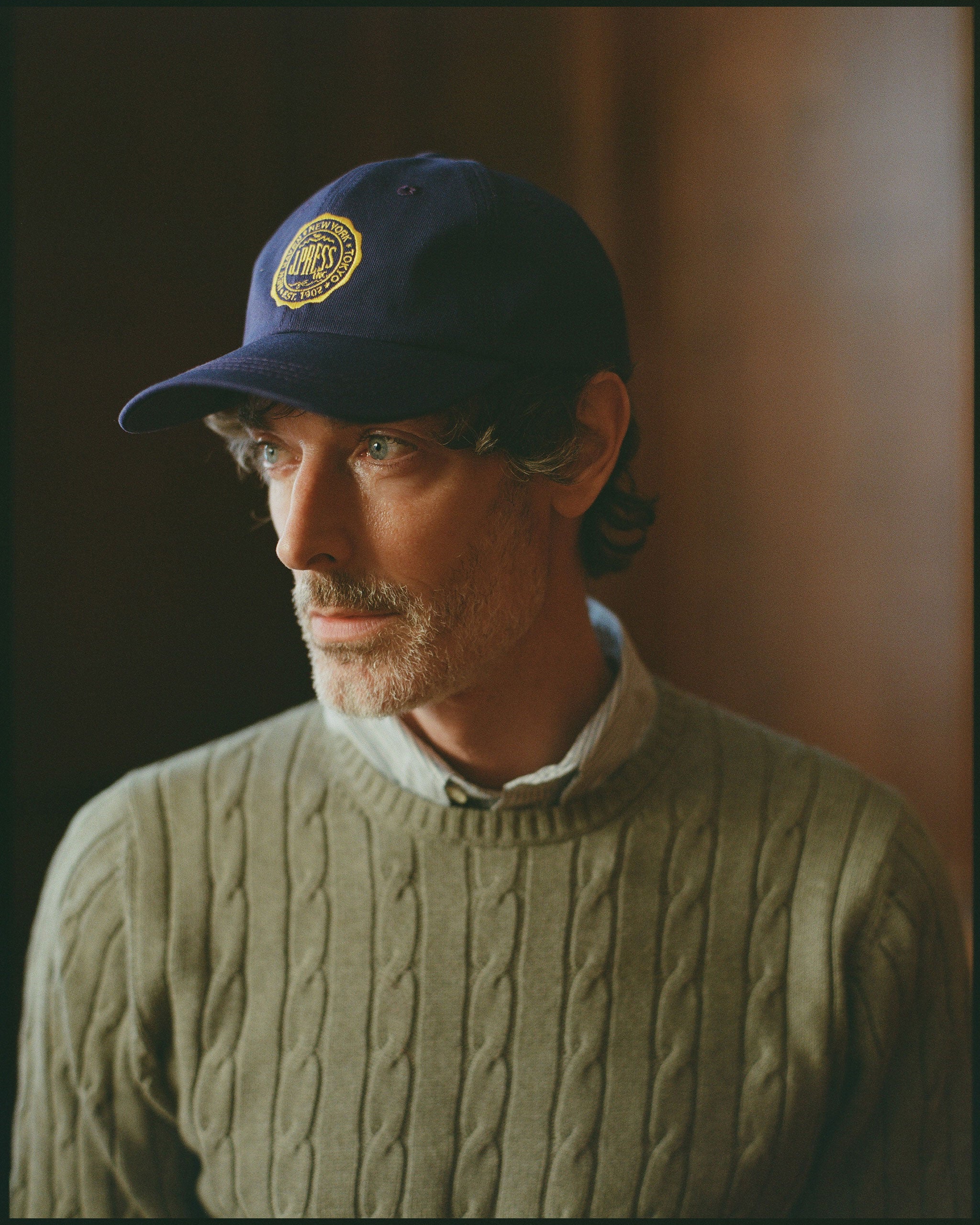 Made-in-USA Purple J. Press Seal Dad Hat