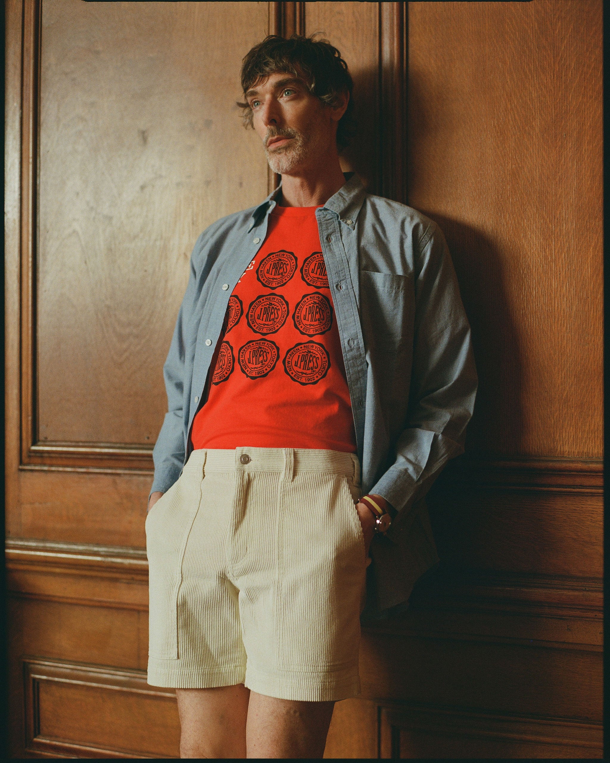 Made-in-USA Orange Take Ivy T-Shirt