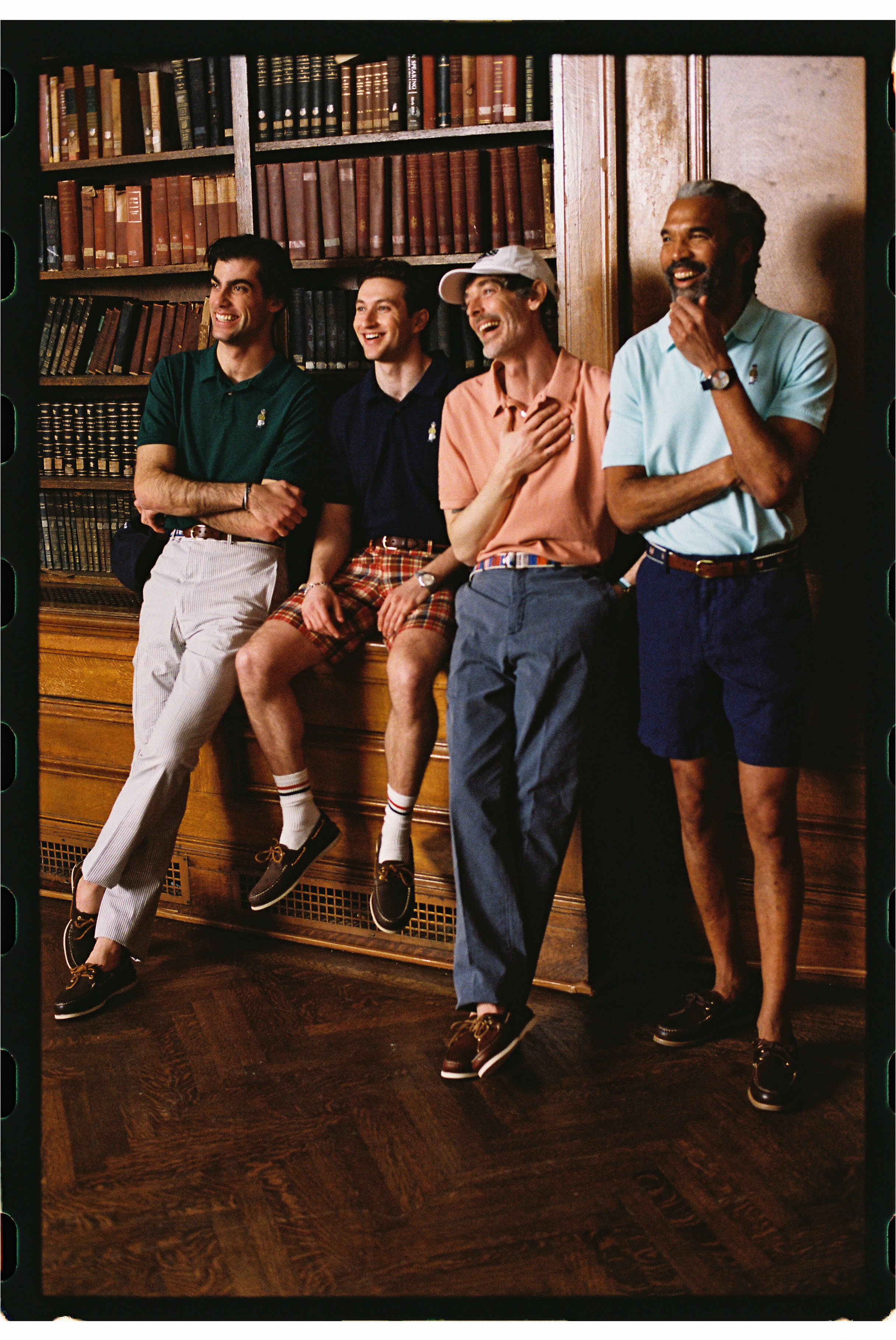 Light Blue Ivy Guy Cotton Pique Polo