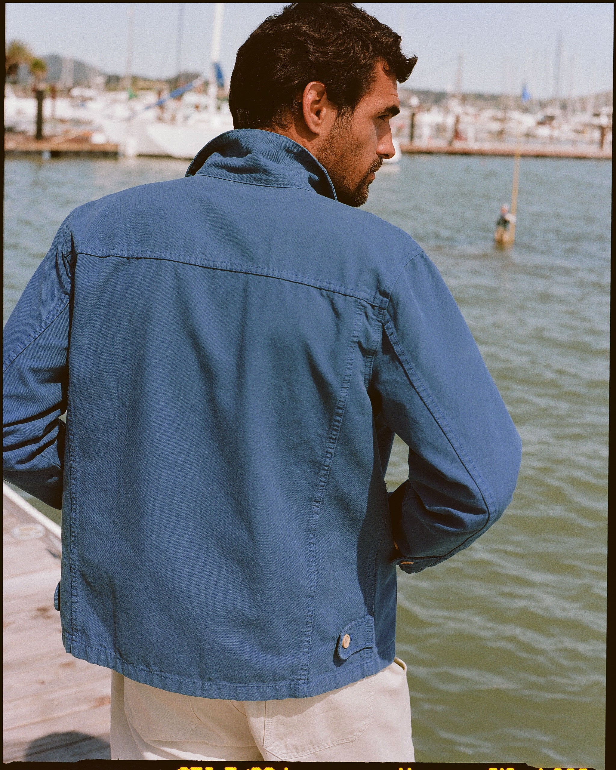 Armor-Lux French Blue Fisherman's Jacket