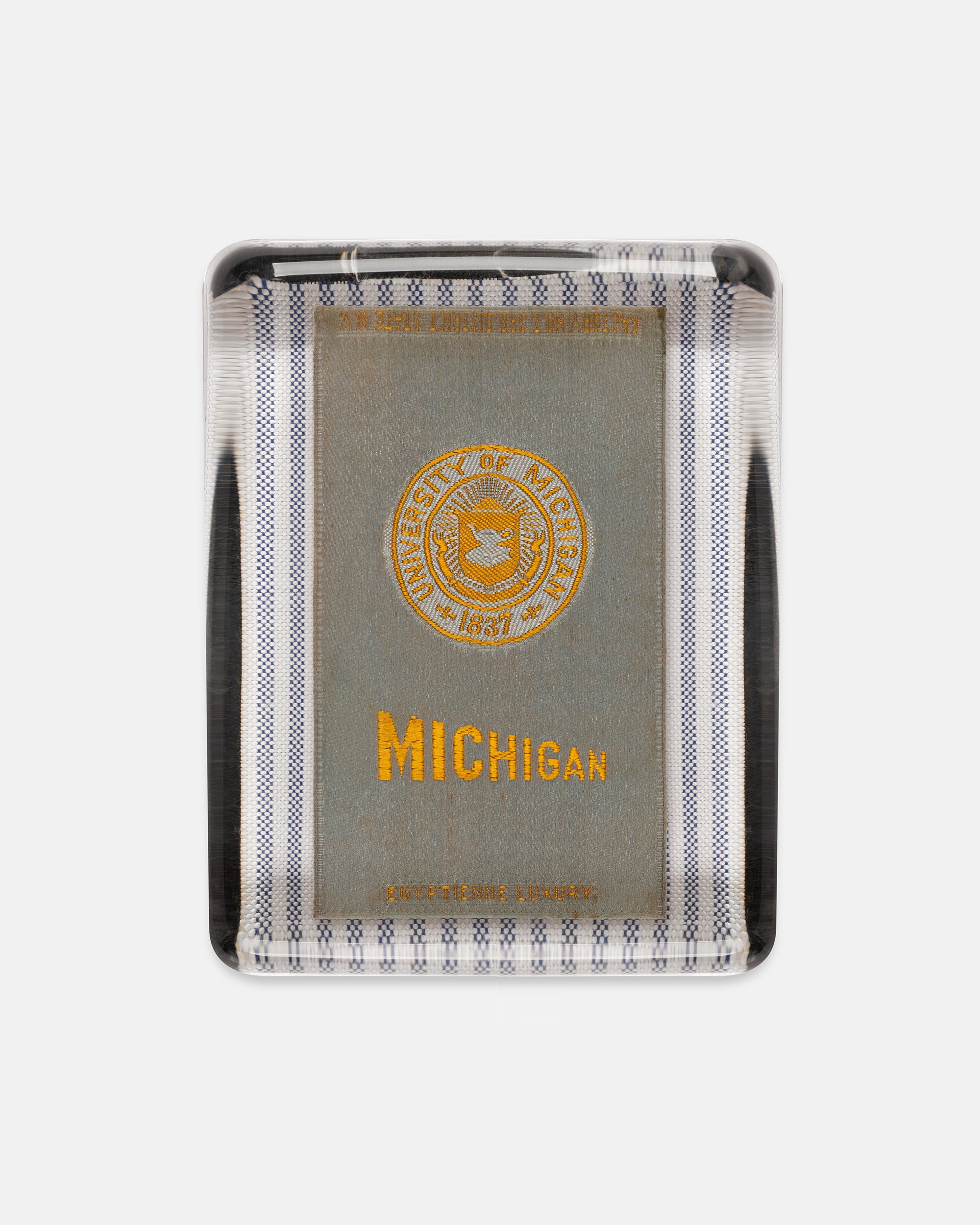University Of Michigan Silk Paperweight