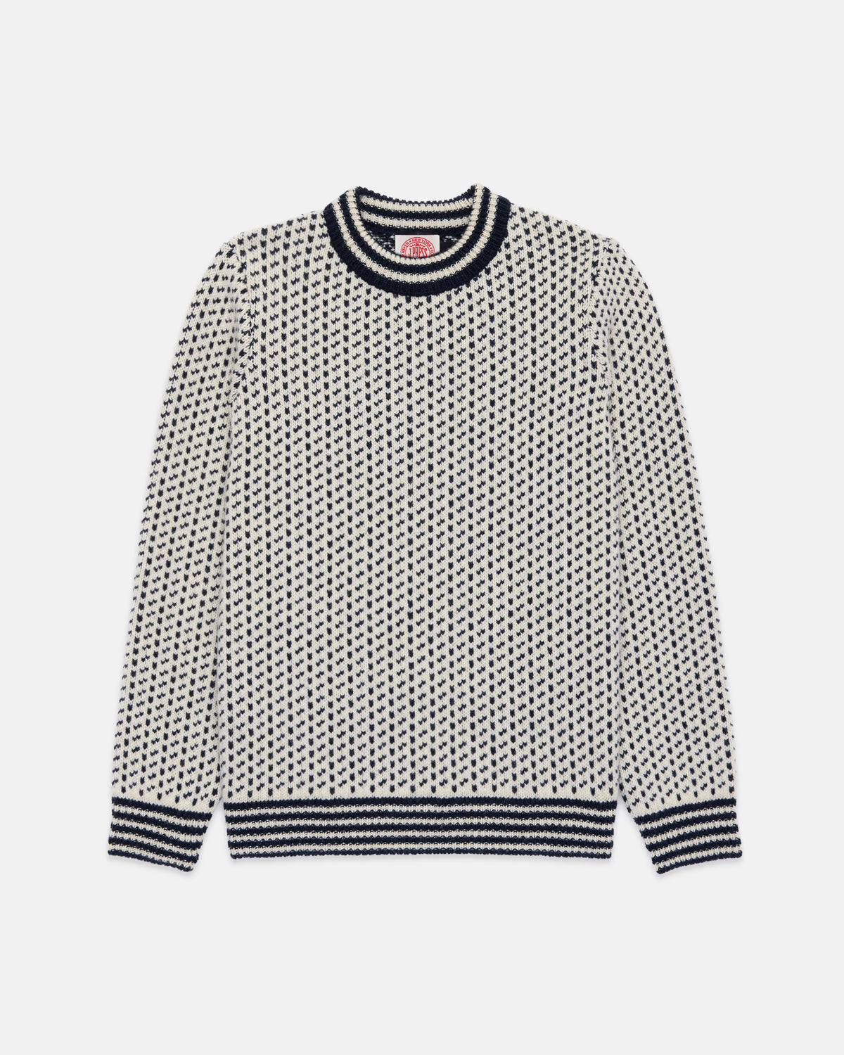 Made-in-Norway Birdseye Fisherman Sweater