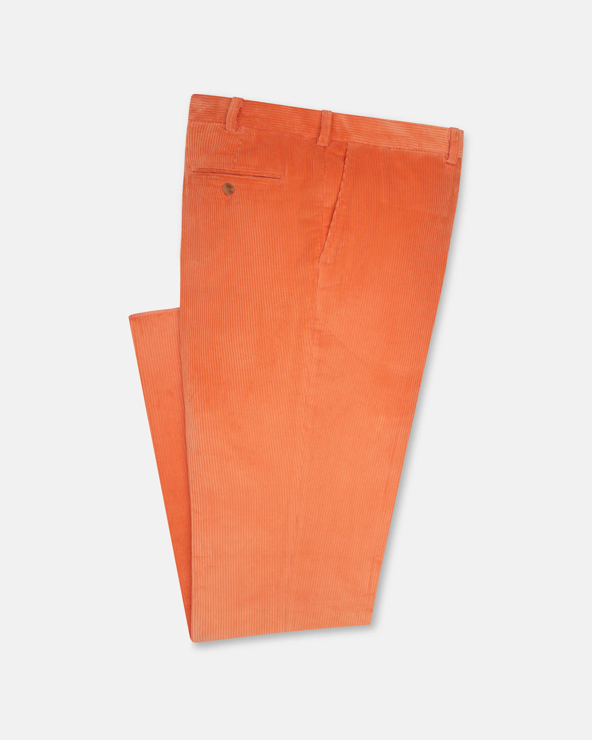 Made-in-USA Orange Wide Wale Corduroy Pant