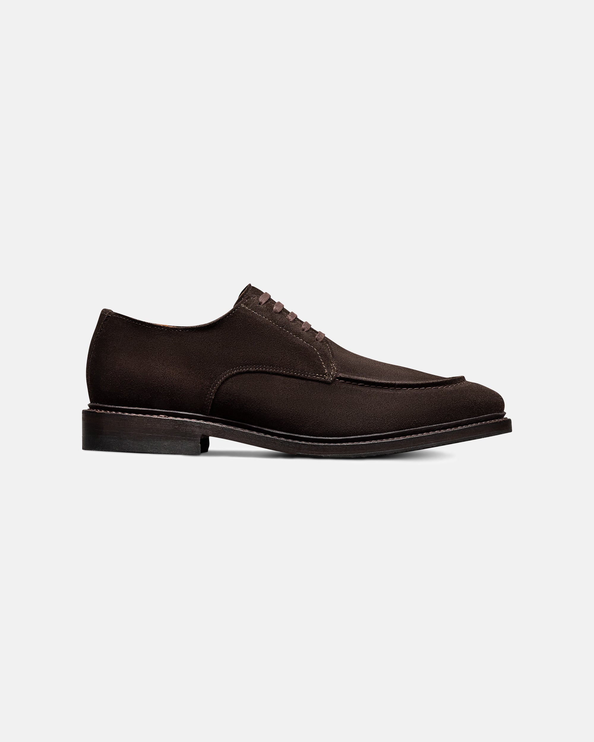 Allen Edmonds Rivington Apron-toe Derby Dress Shoe Bitter Chocolate Suede