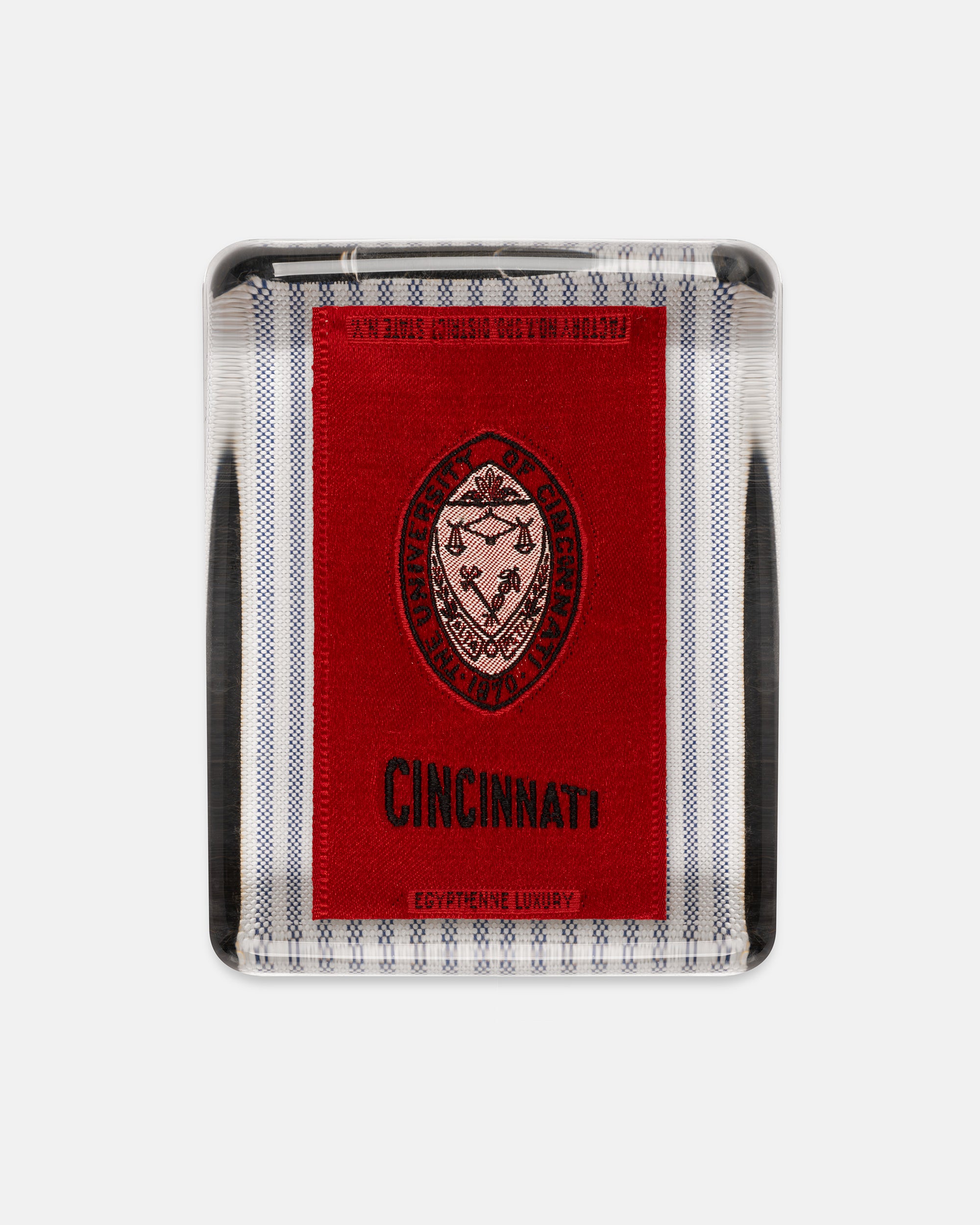 University Of Cincinnati Silk Paperweight
