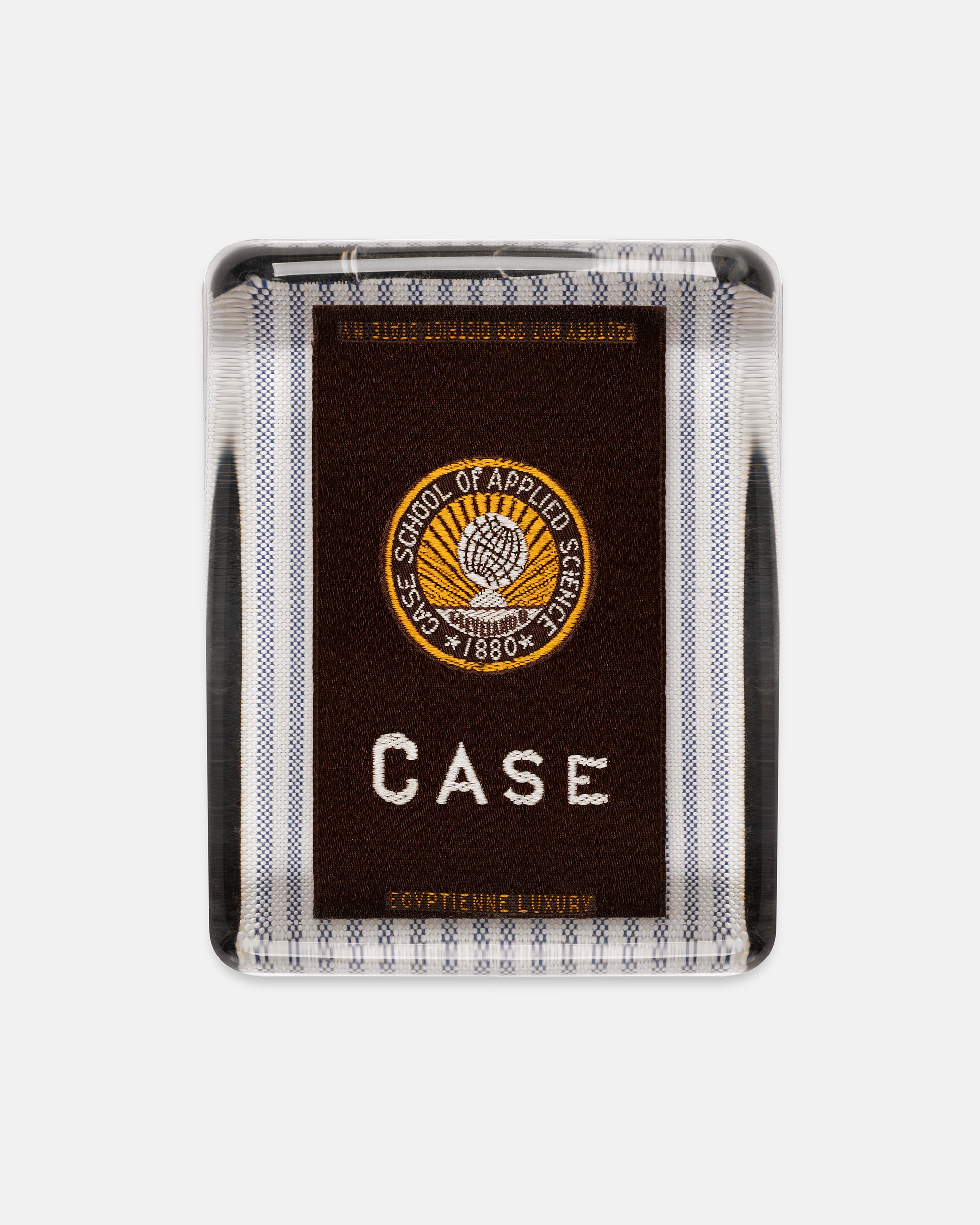 Case School Of Applied Science (Case Institute) Silk Paperweight